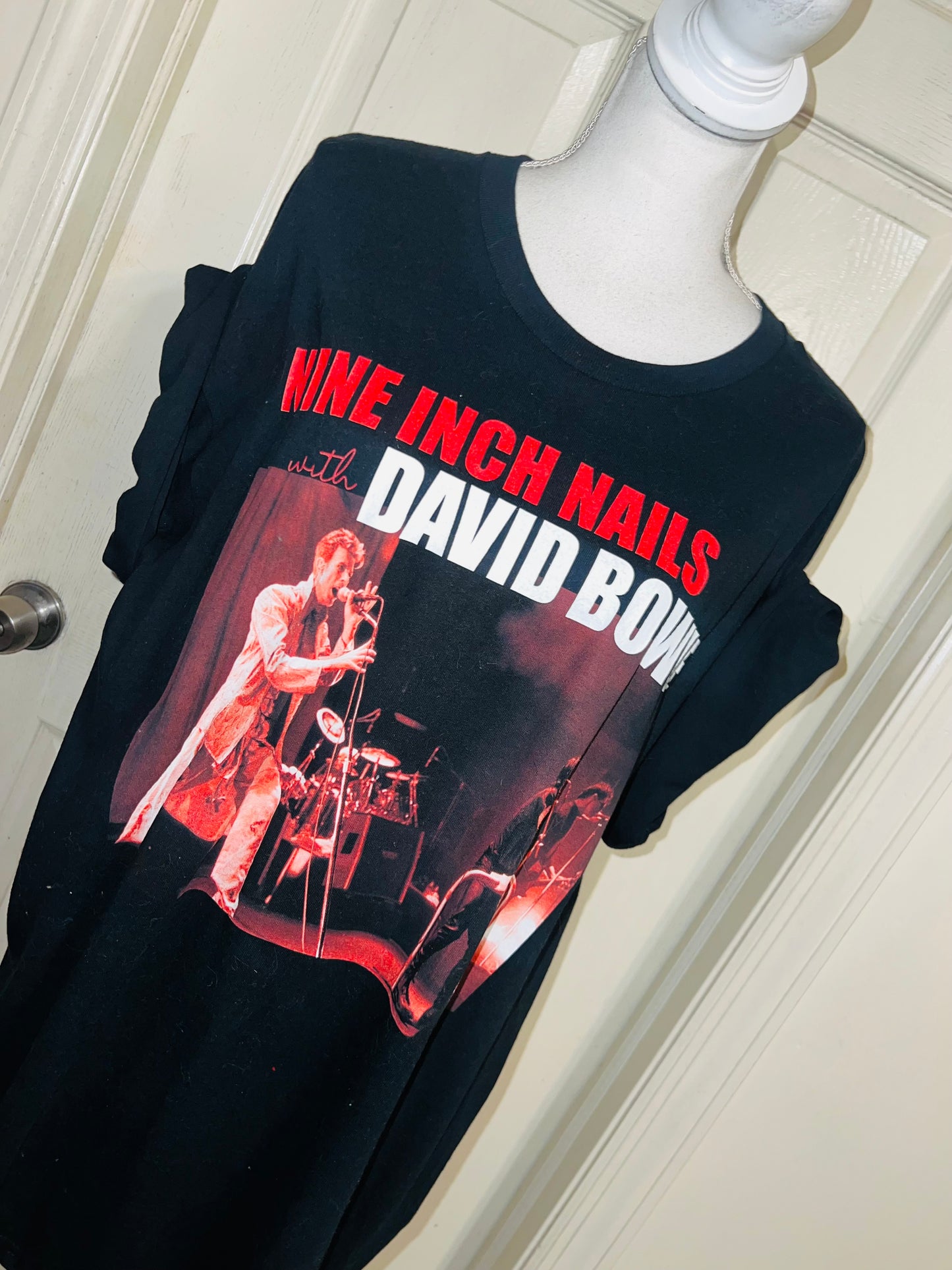 Nine Inch Nails and David Bowie Oversized Tee