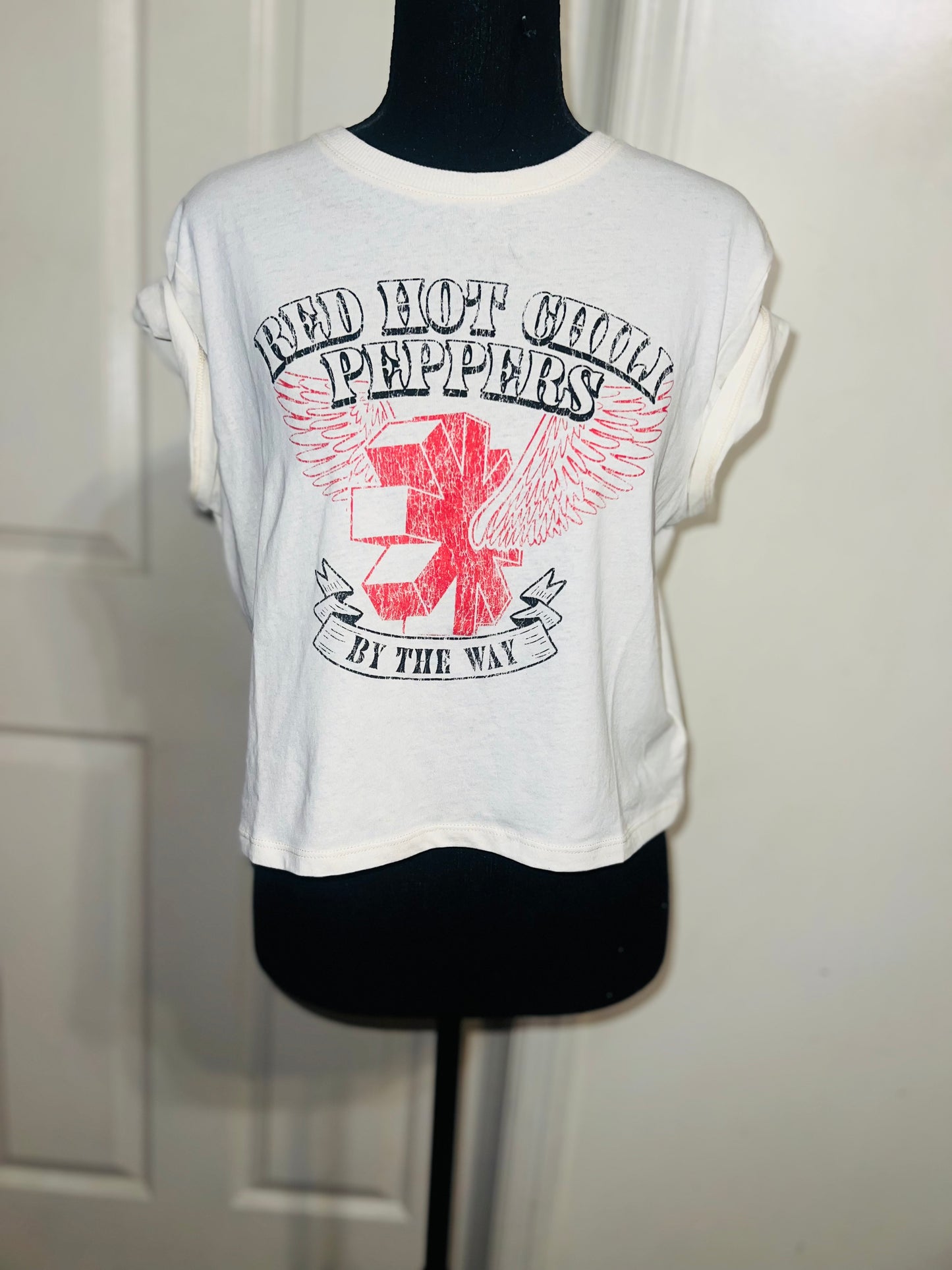 Red Hot Chili Peppers Distressed Baby Tee