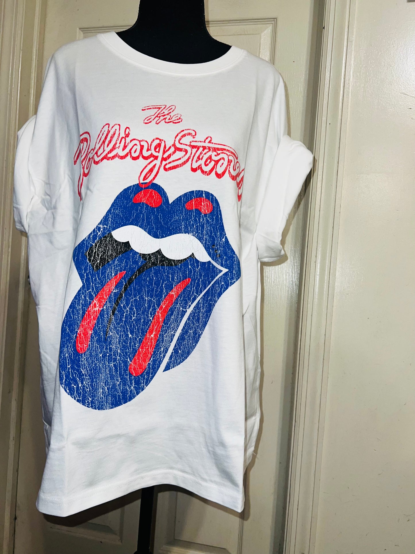 The Rolling Stones Oversized Distressed Tee
