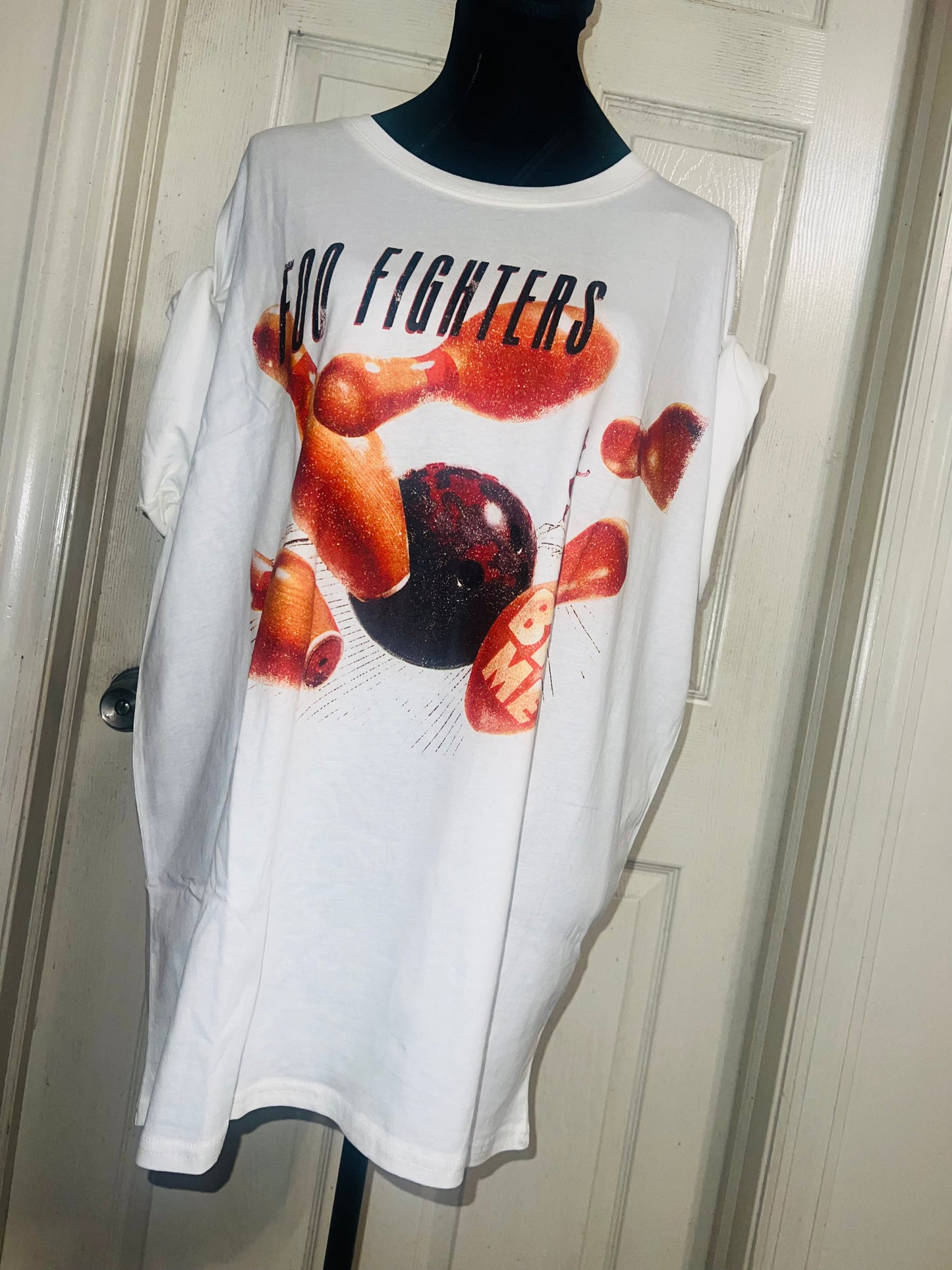 Foo Fighters Oversized Distressed Tee
