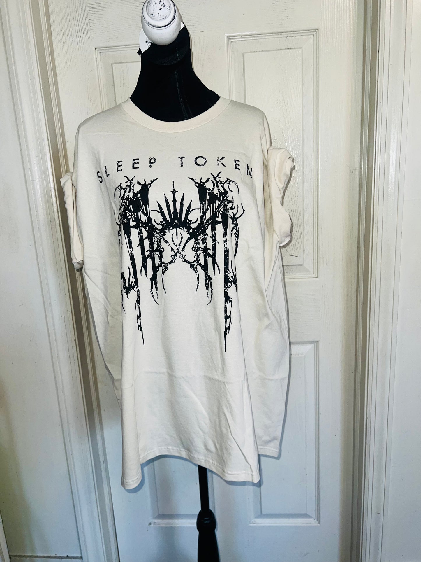 Sleep Token Oversized Distressed Tee