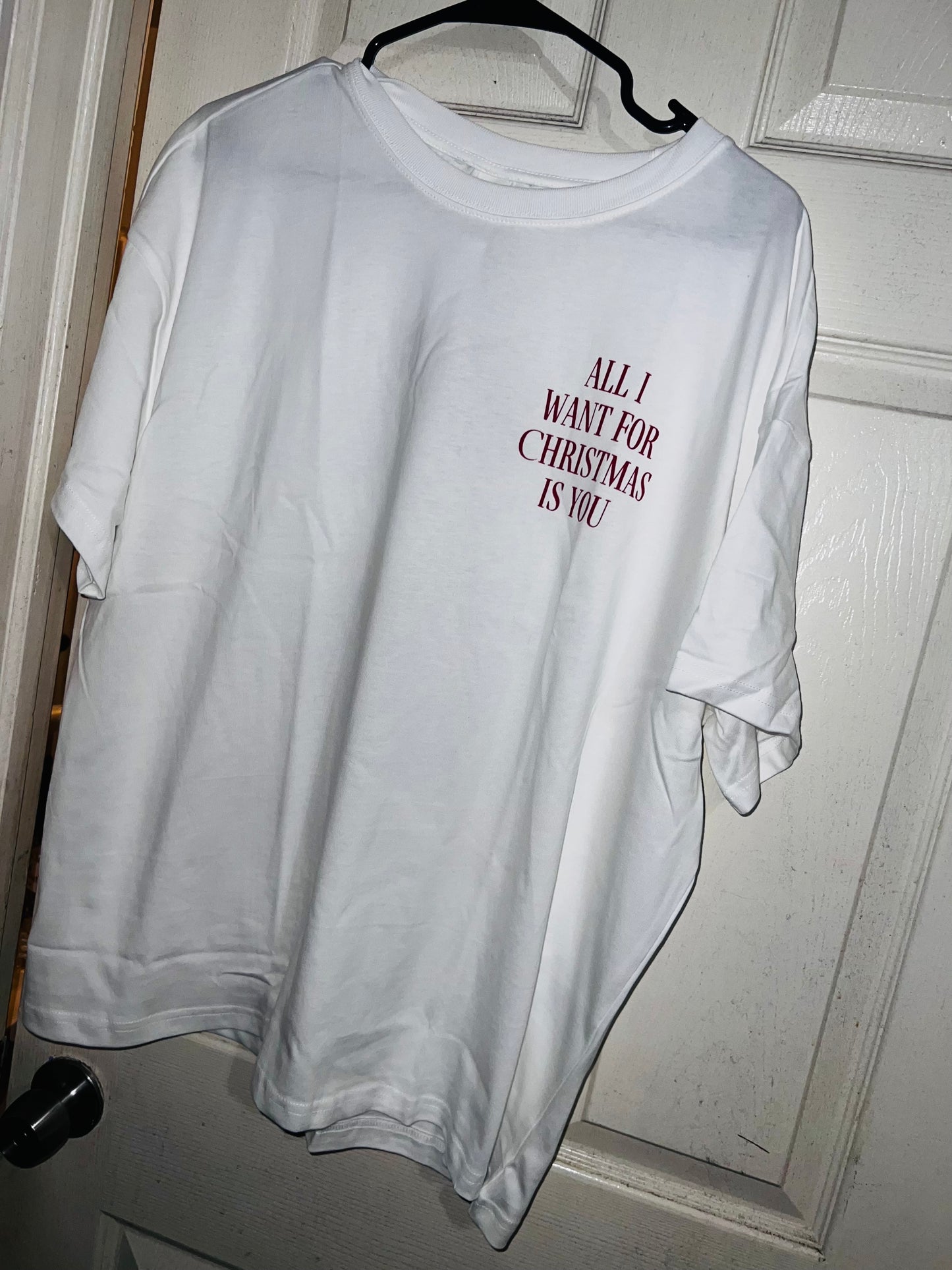 Mariah Carey Christmas Double Sided Distressed Tee