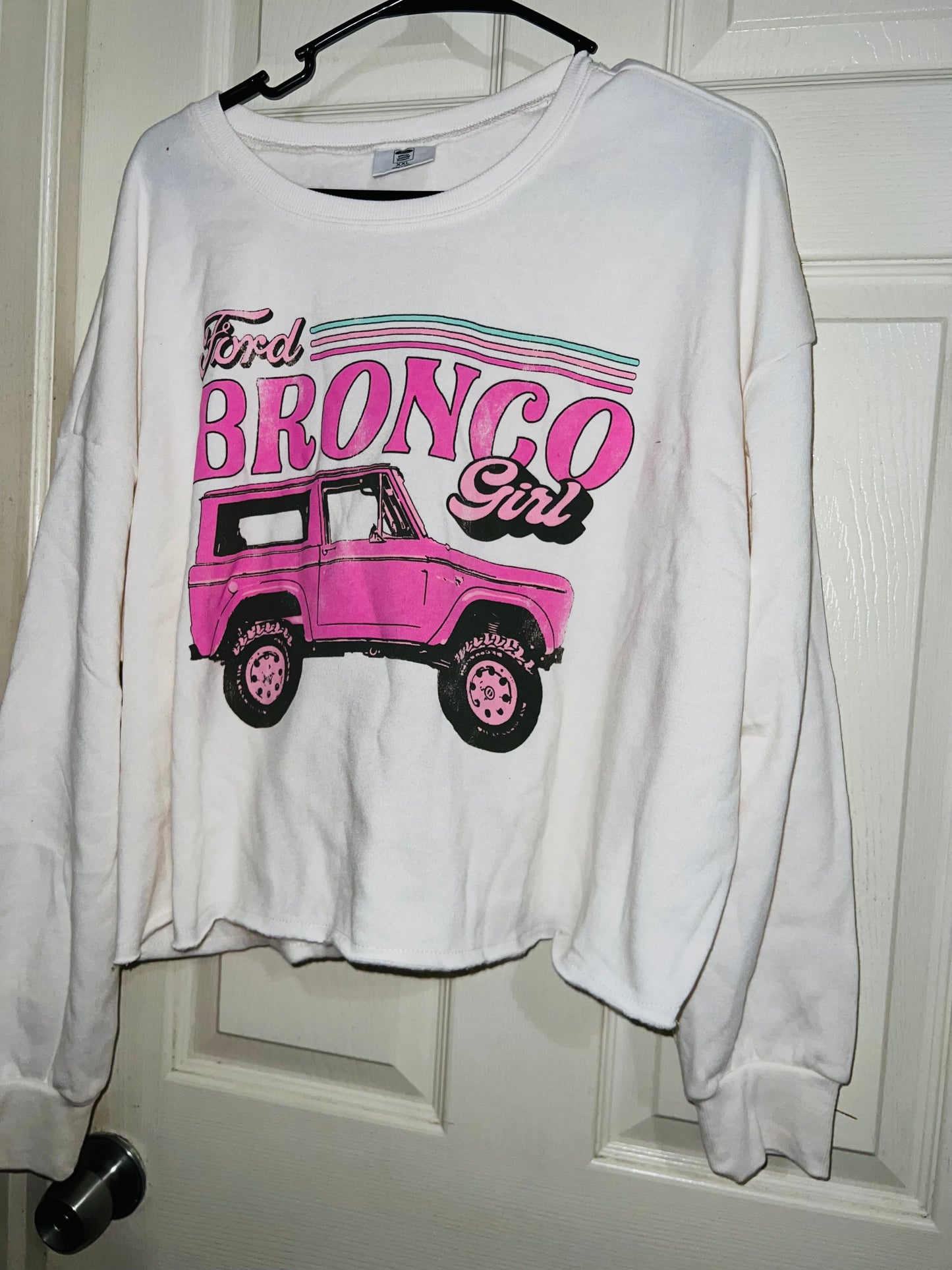 Ford Bronco Oversized Distressed Sweatshirt