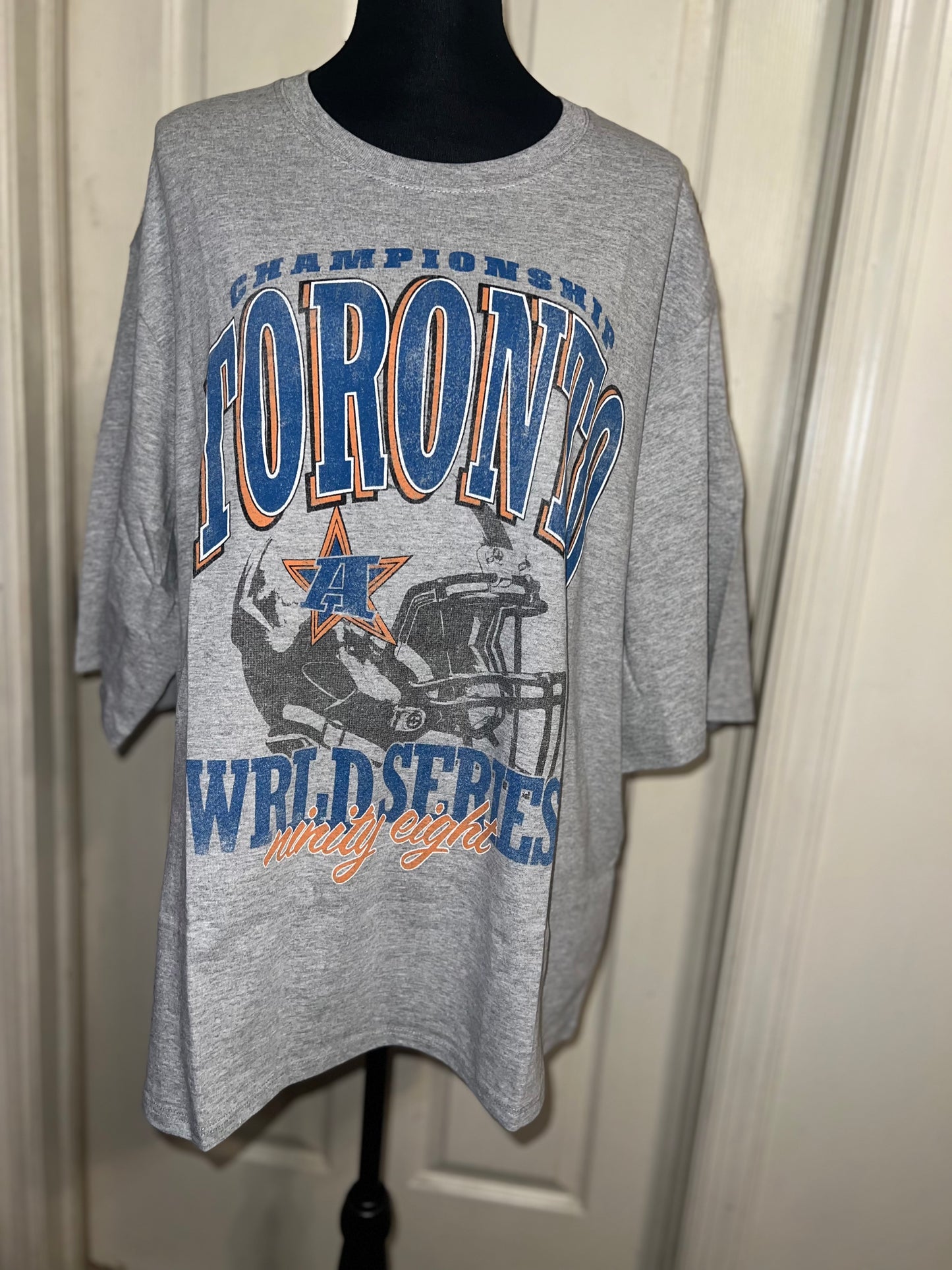 Toronto Sports Graphic Oversized Distressed Tee
