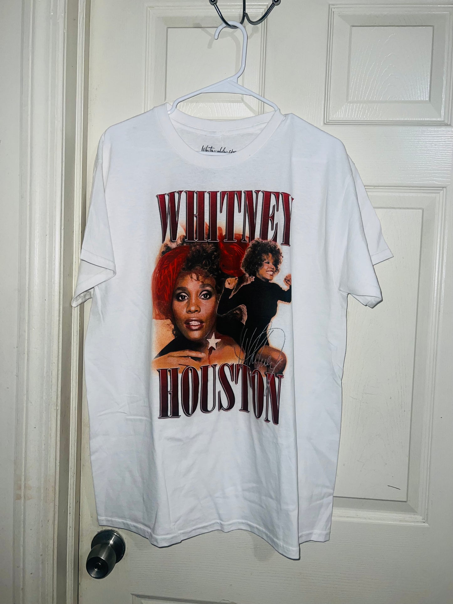 Whitney Houston Double Sided ‘86 Tour Oversized Tee
