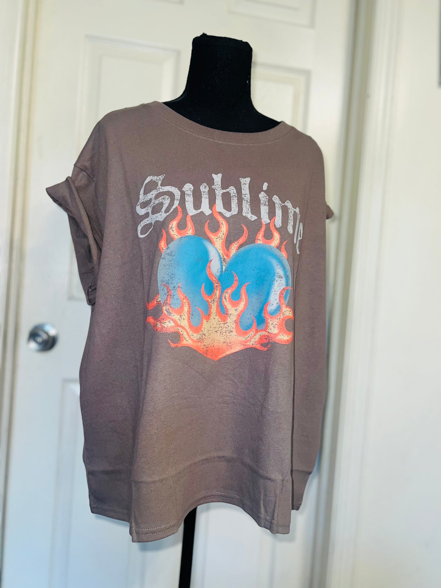 Sublime Oversized Distressed Tee