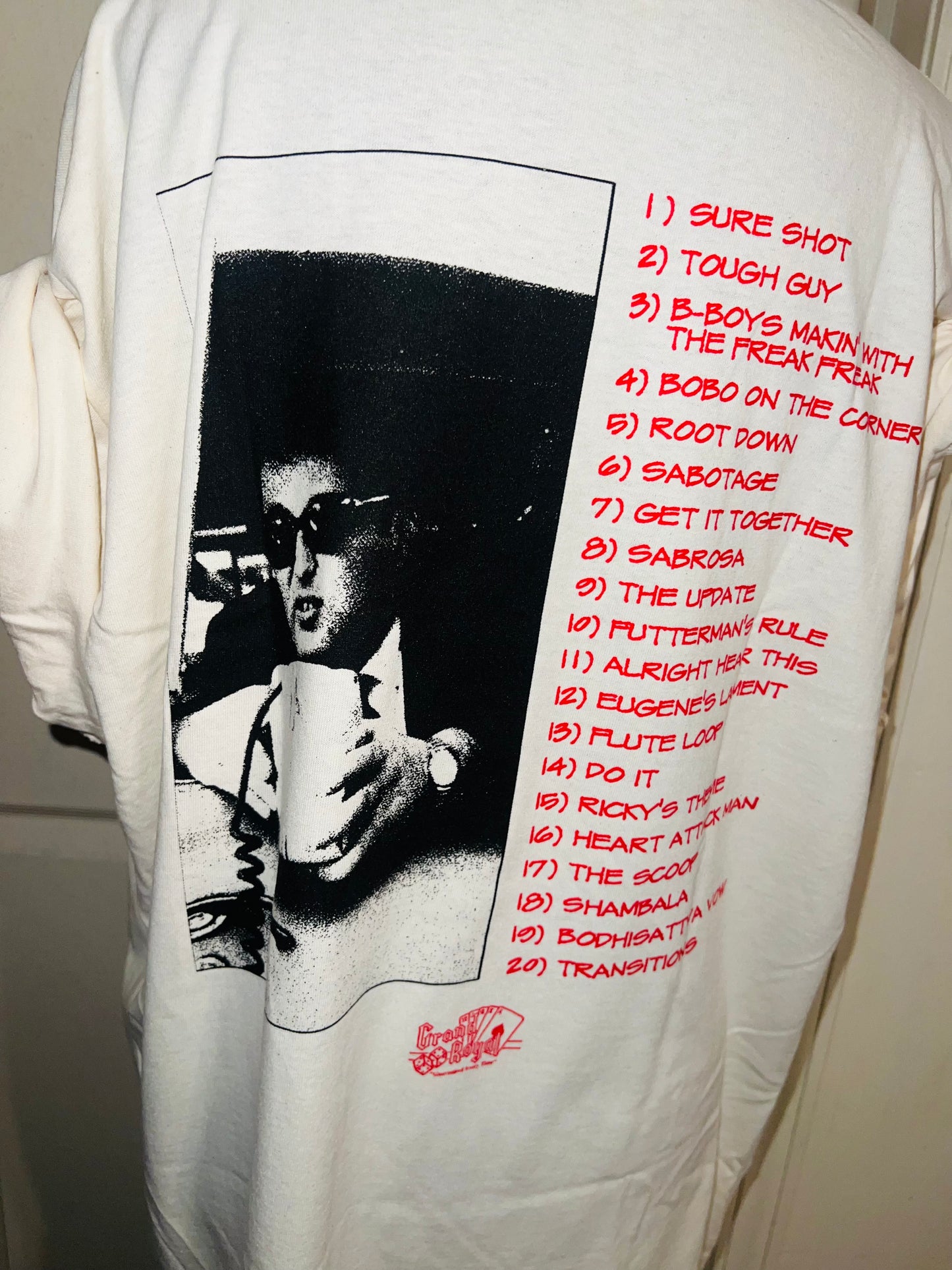 Beastie Boys Double Sided Oversized Distressed Tee