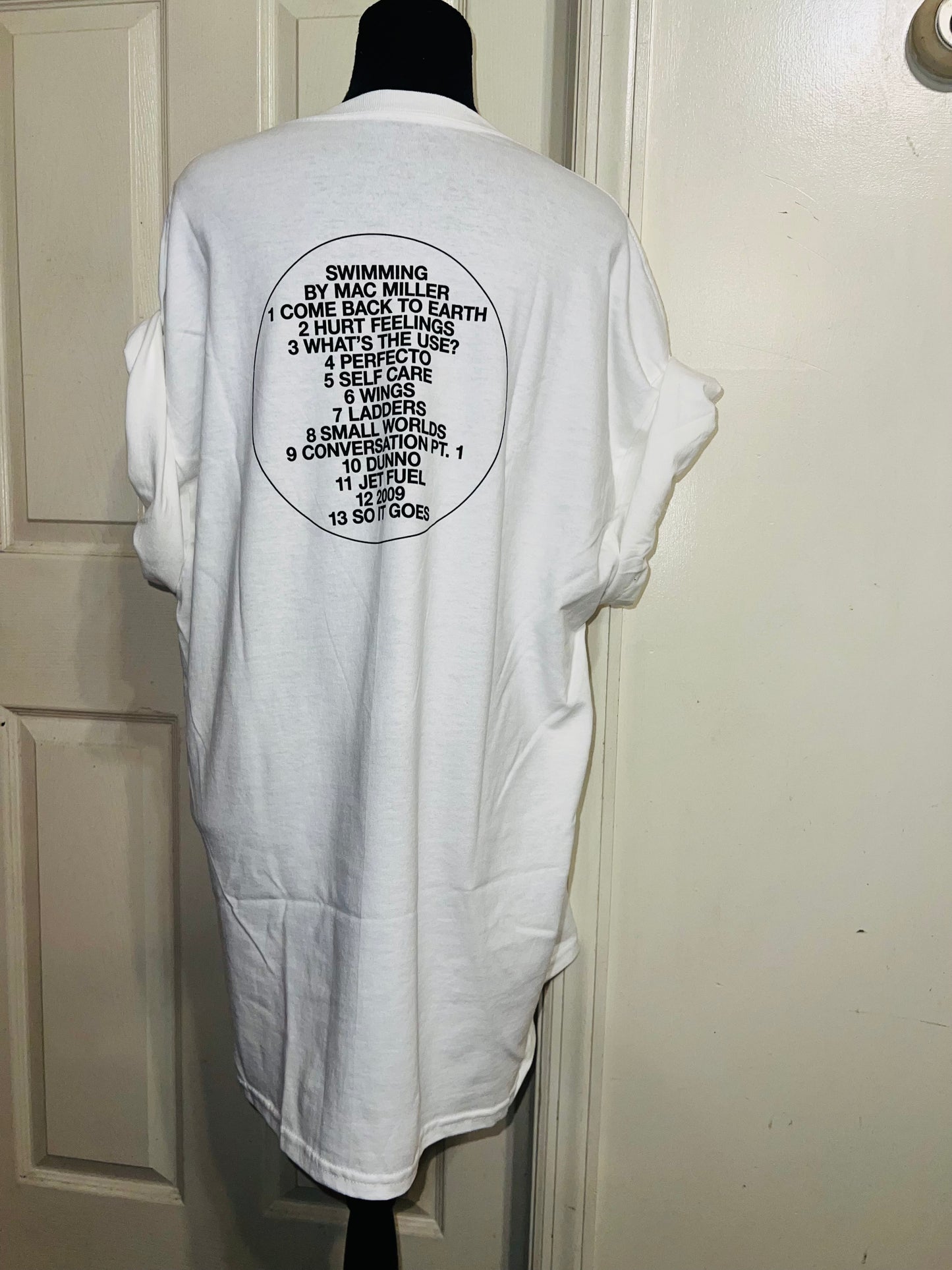Mac Miller Swimming Double Sided Oversized Tee
