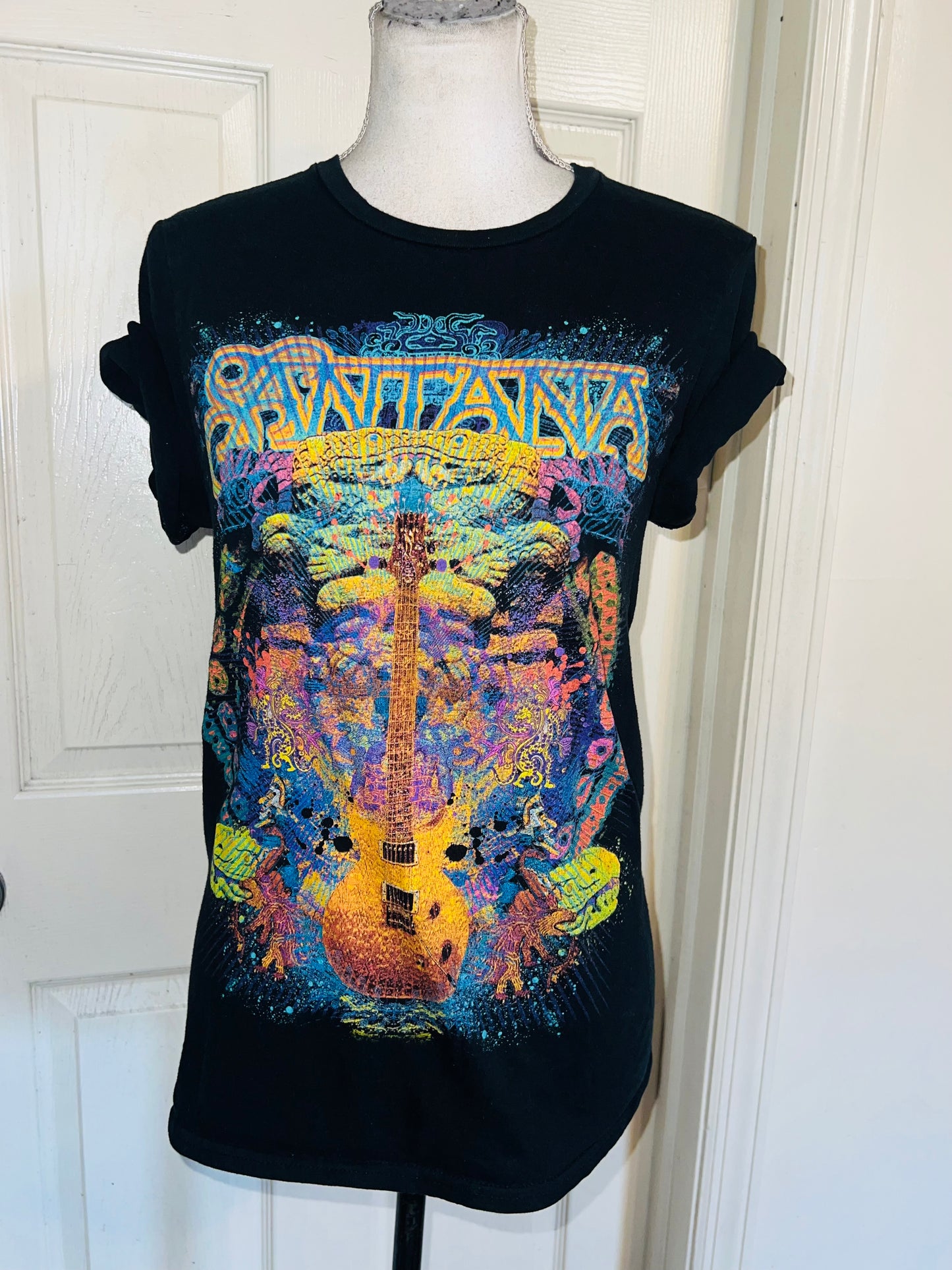 Santana Vintage Oversized Distressed Tee