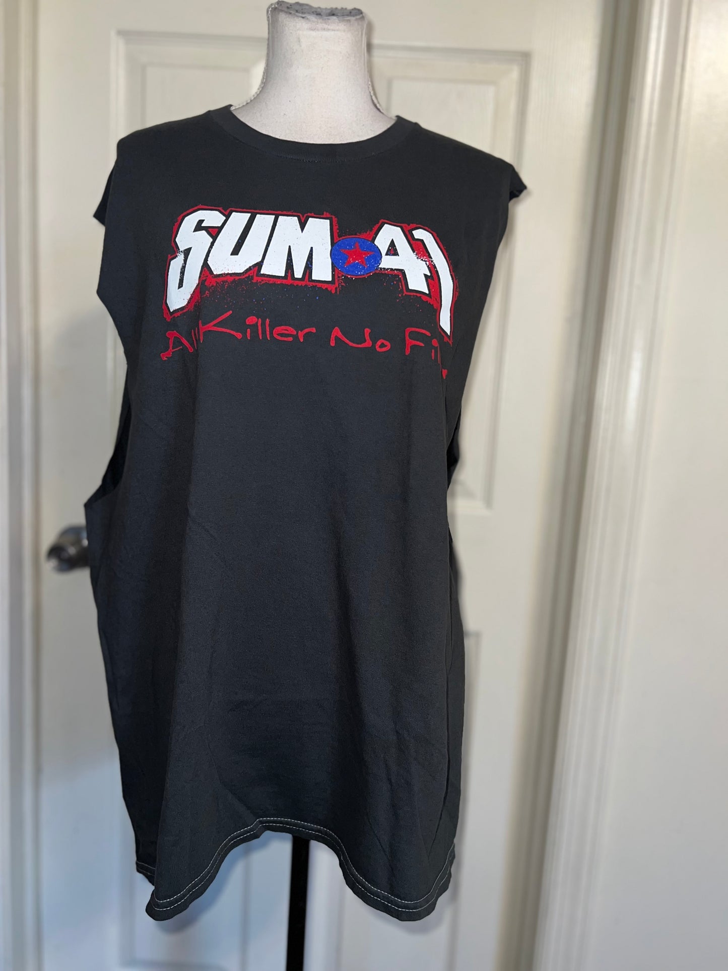 Sum 41 Double Sided Oversized Distressed Tank
