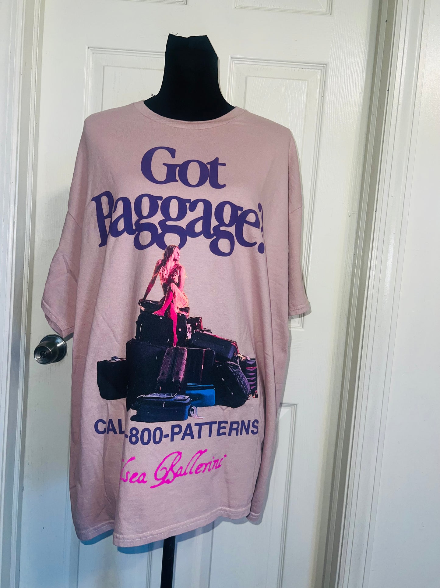 Kelsea Ballerini Oversized Distressed Tee