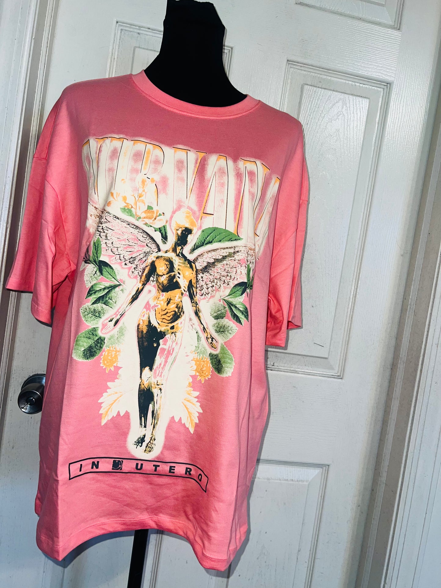 Nirvana Oversized Distressed Tee