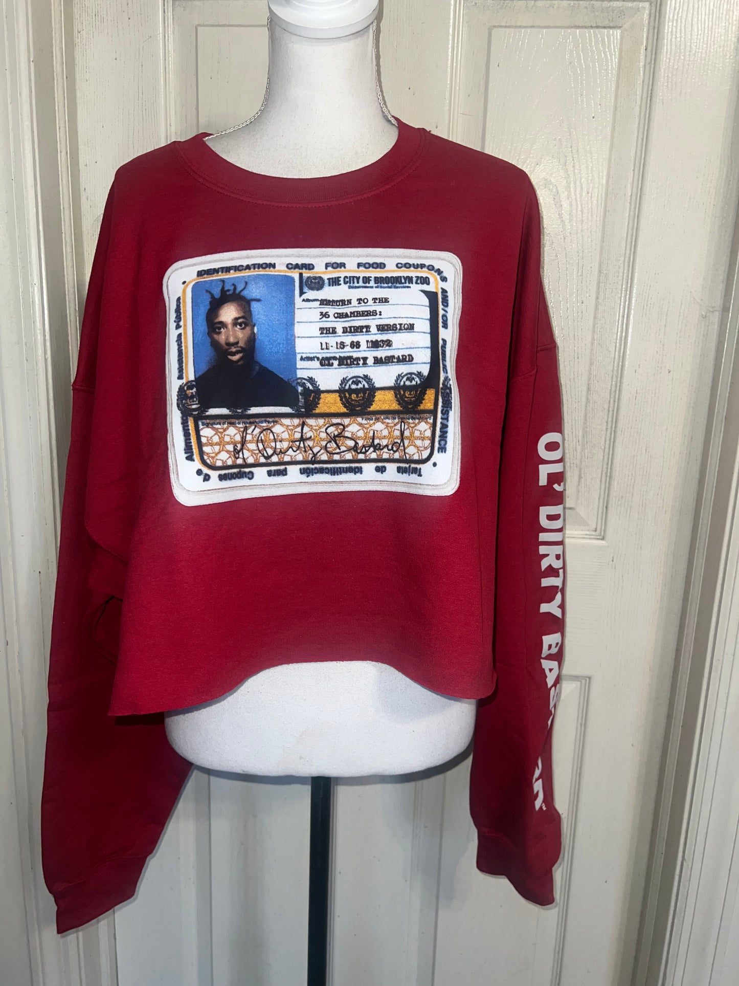 Ol’ Dirty Bastard Oversized Distressed Sweatshirt