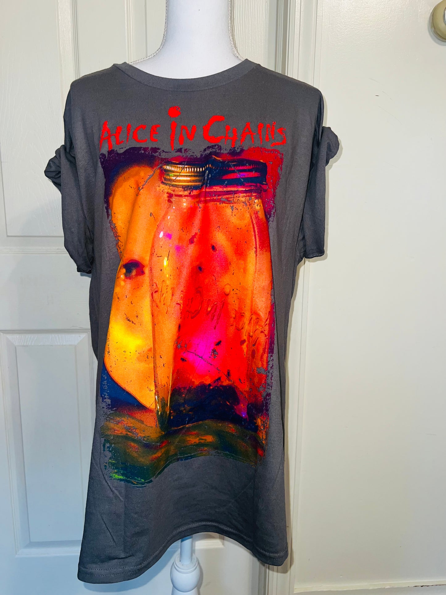 Alice In Chains Oversized Distressed Tee