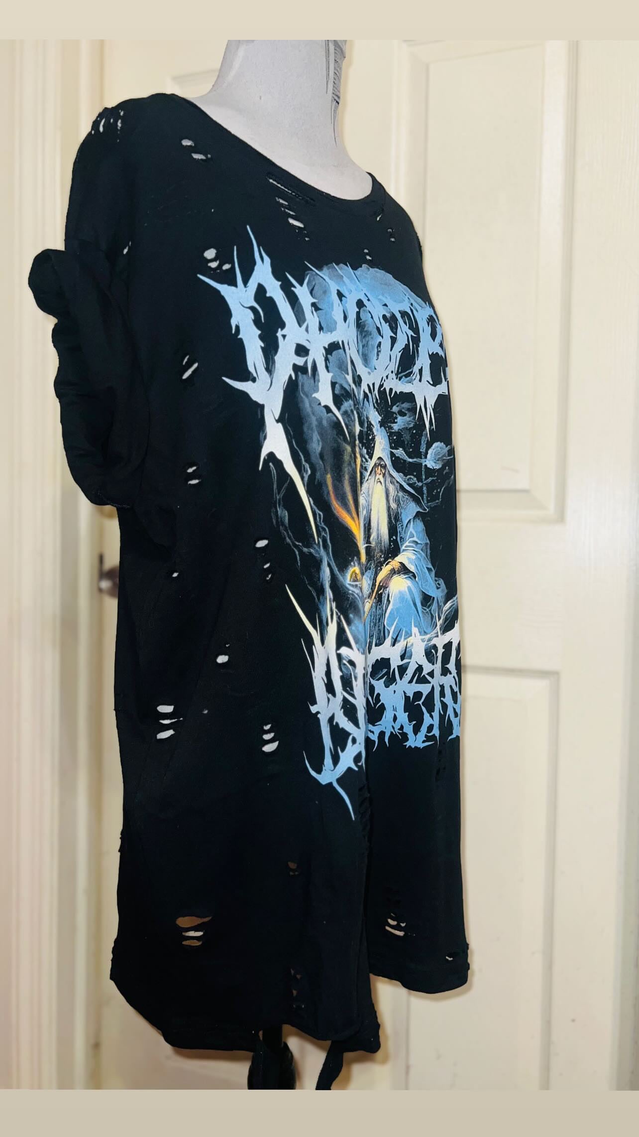 Phoebe Bridgers Oversized Distressed Tee