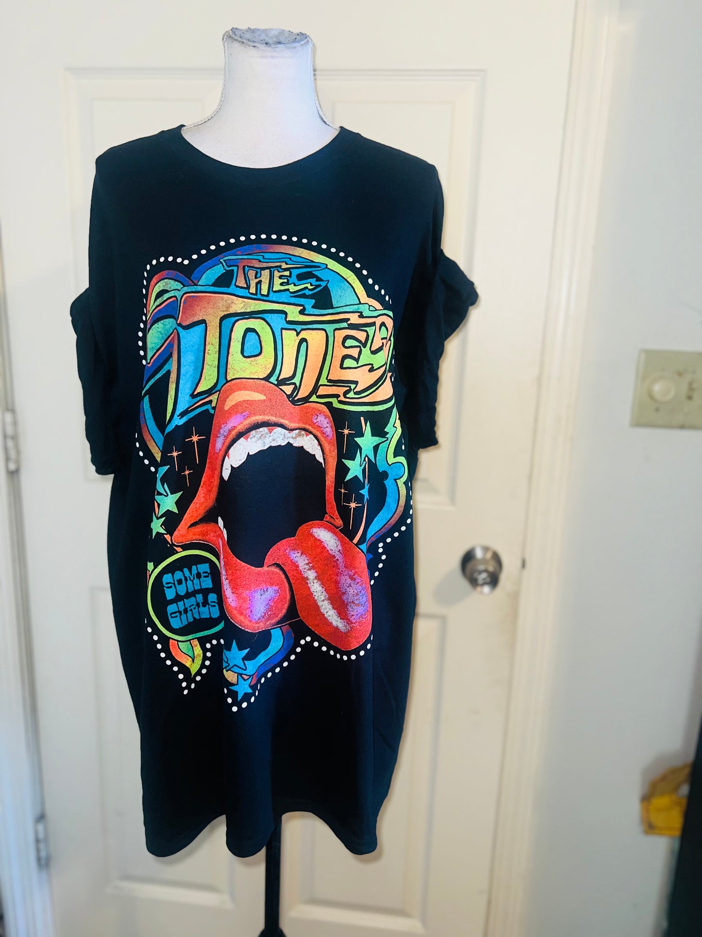 Rolling Stones Oversized Distressed Tee