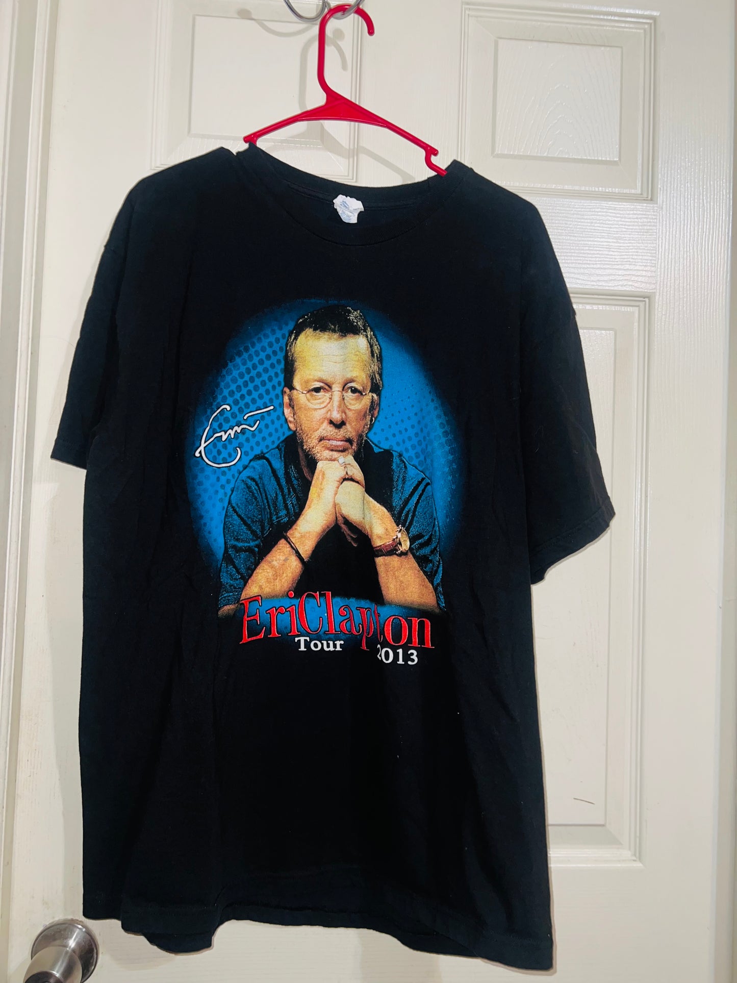 Eric Clapton Vintage Double Sided Oversized Distressed Tee