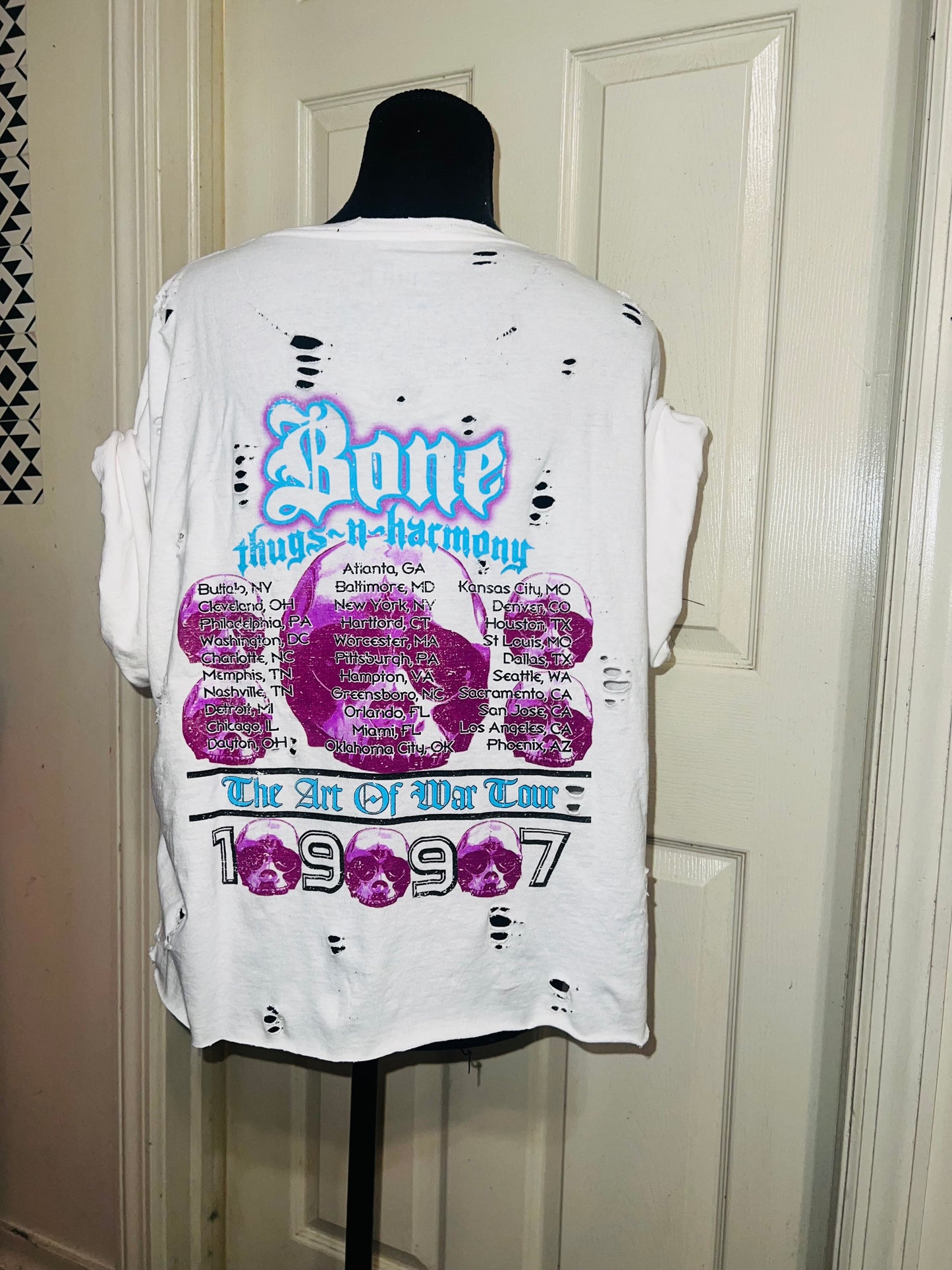 (Copy) Bone Thugs n Harmony Double Sided Oversized Distressed Tee