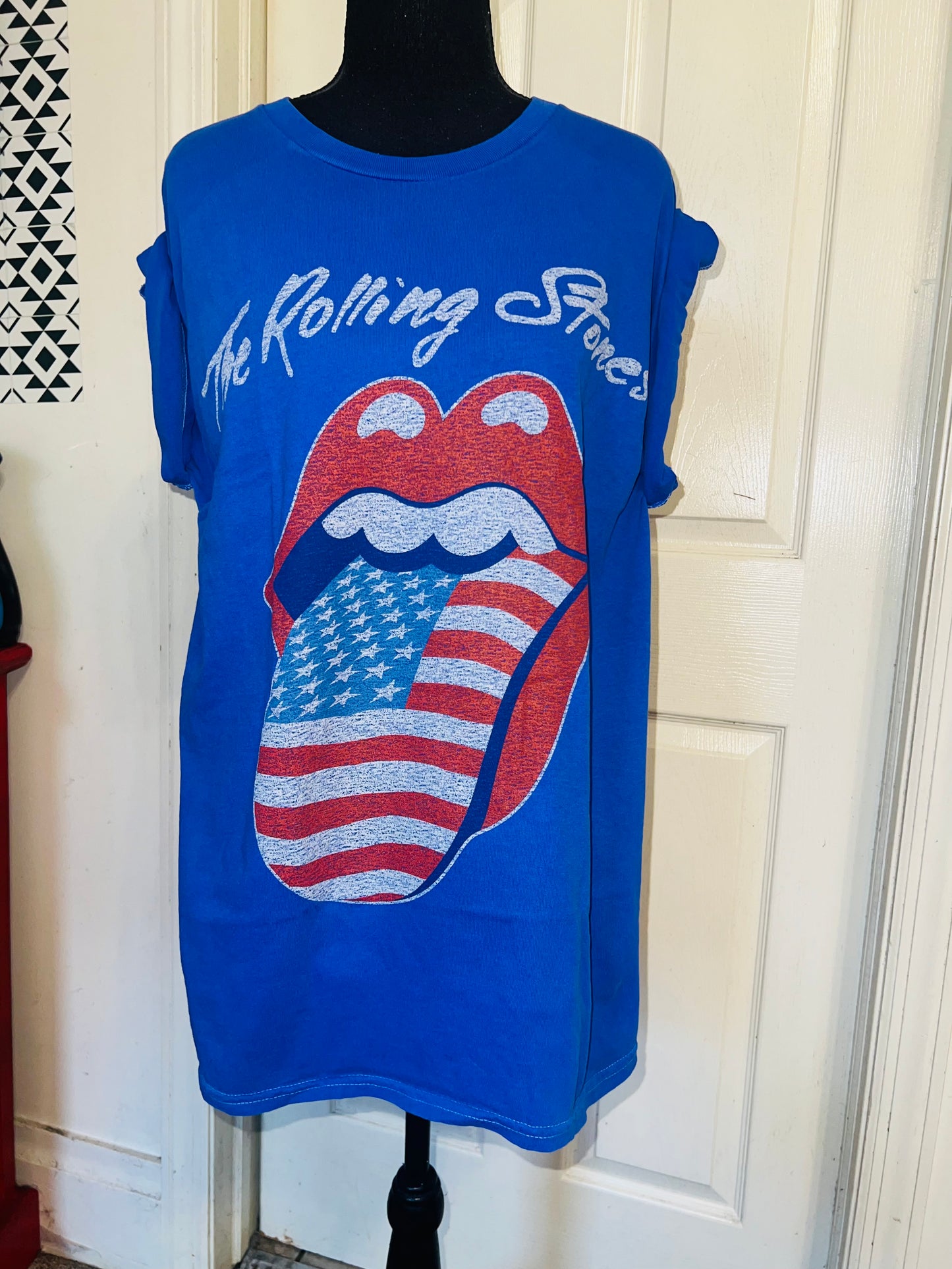 The Rolling Stones Oversized Distressed Tee