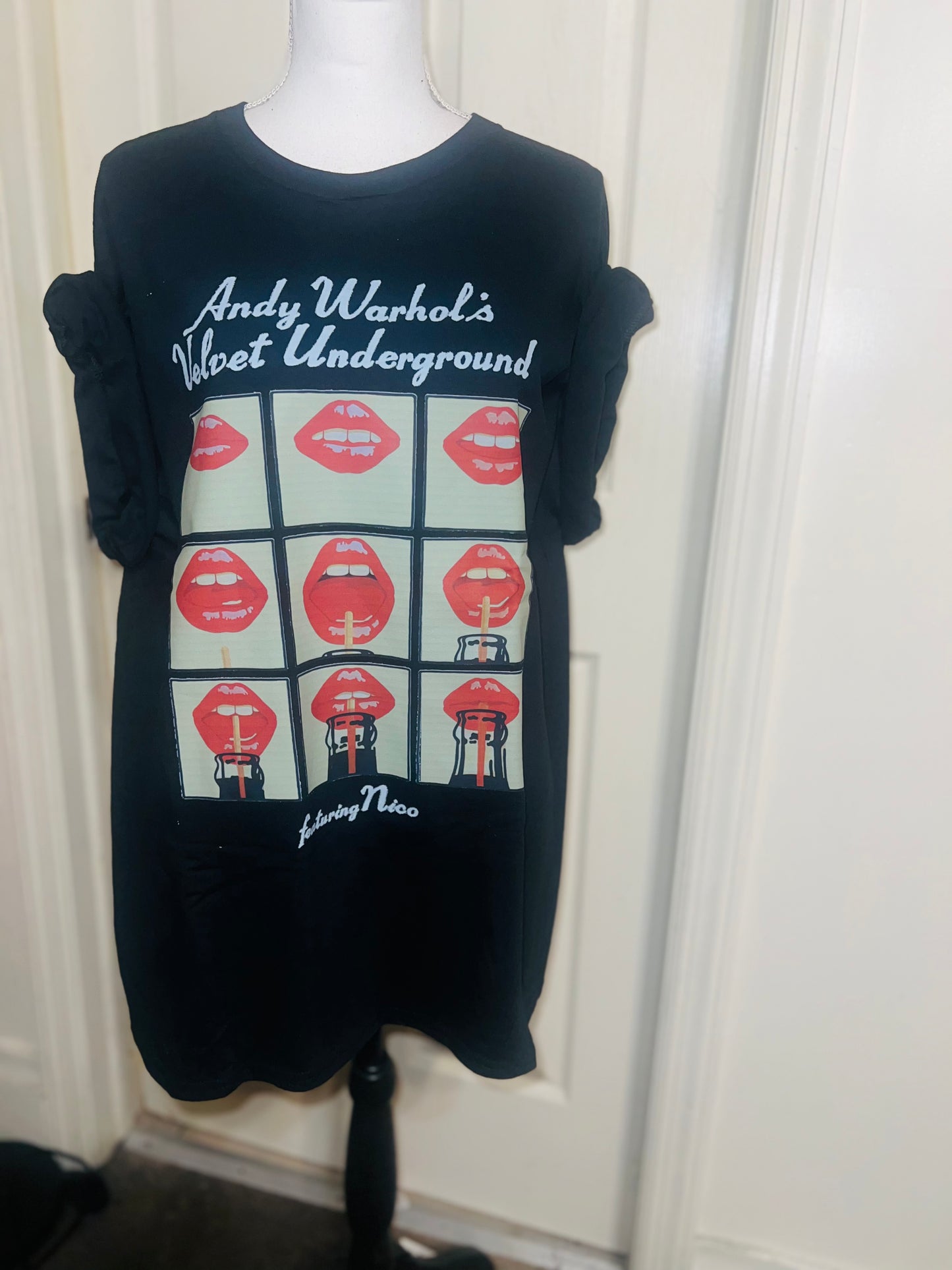 The Velvet Underground and Nico Oversized Distressed Tee