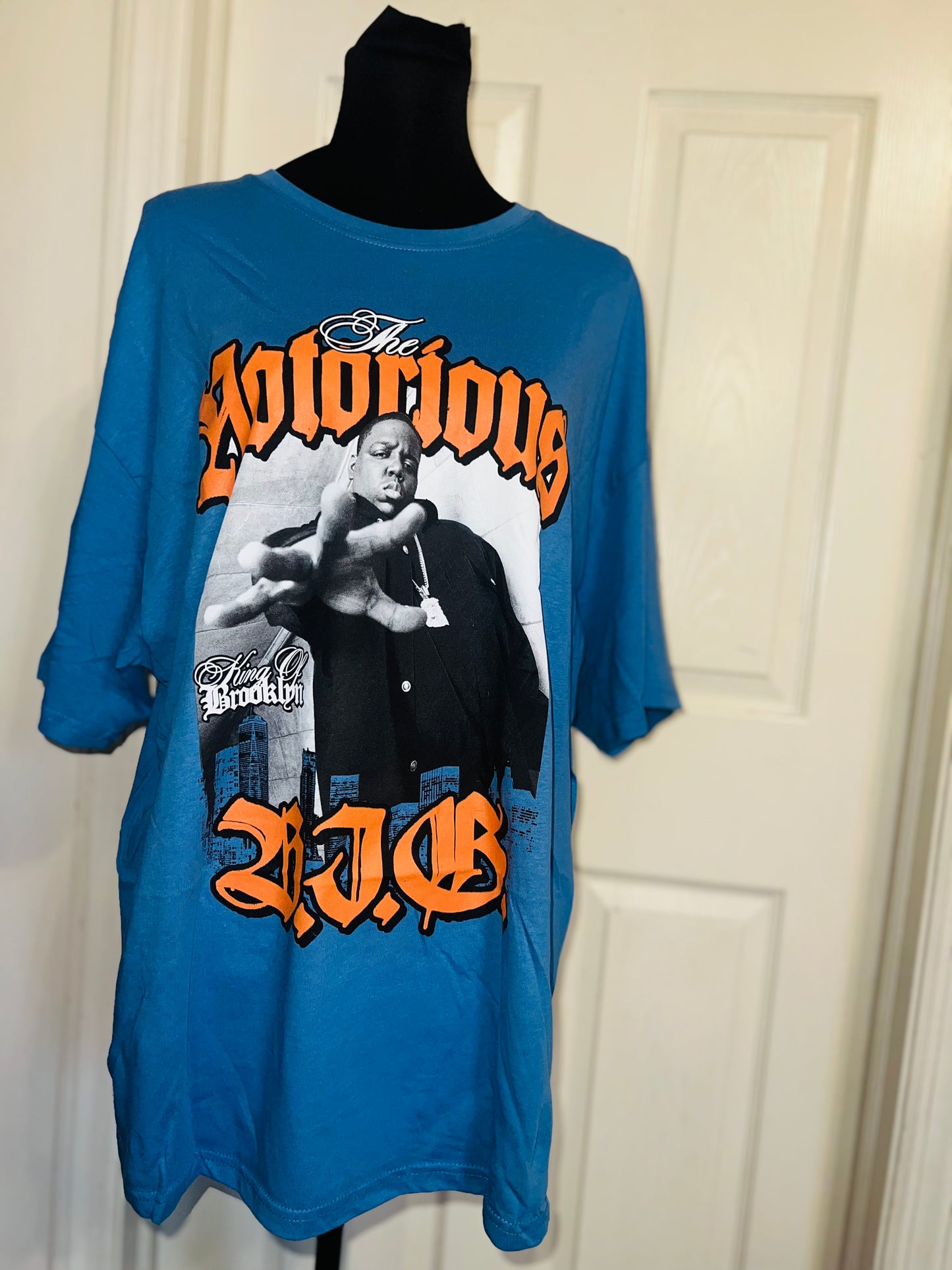 Notorious BIG Oversized Distressed Tee