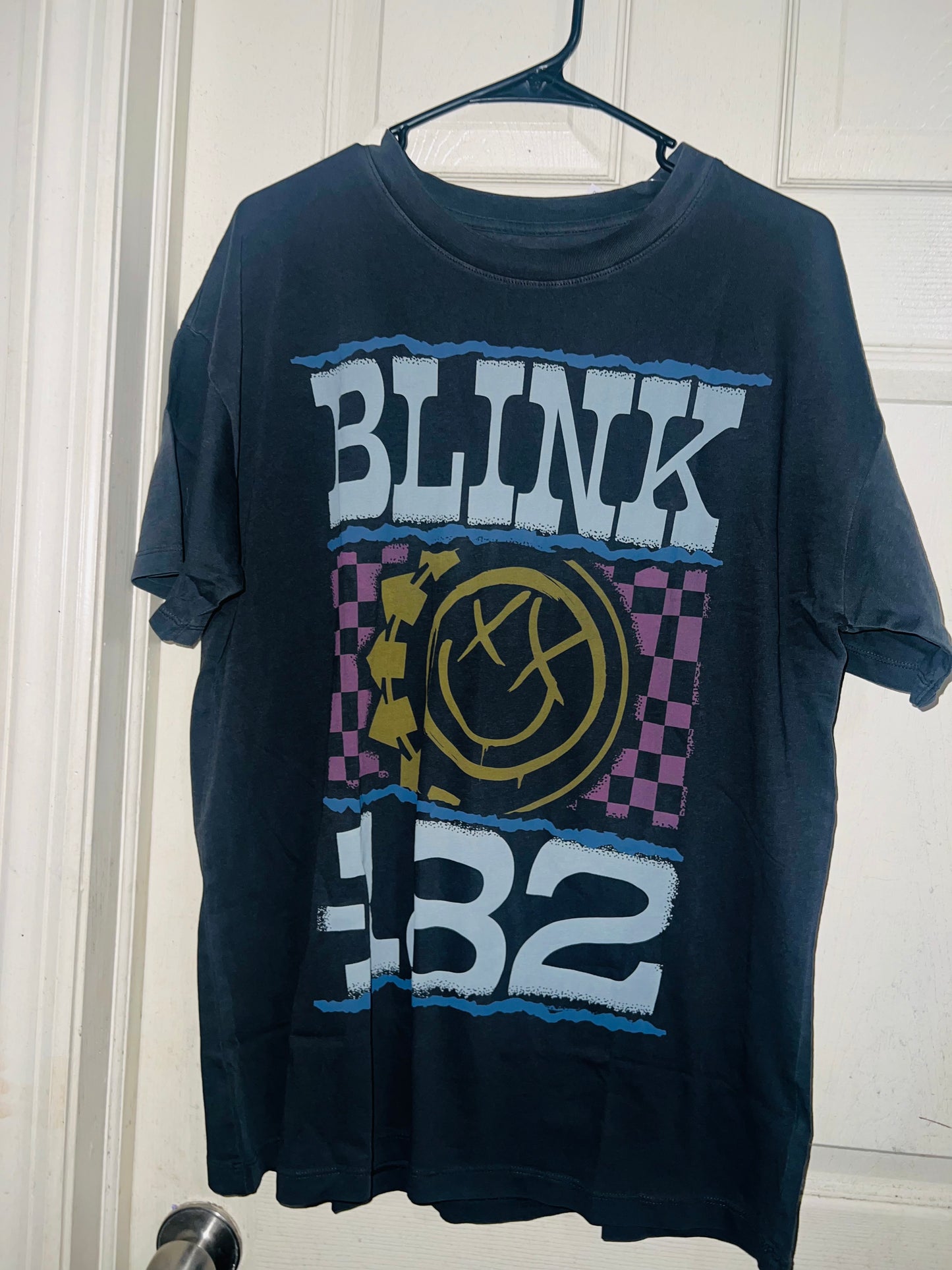 Blink 182 Oversized Distressed Tee