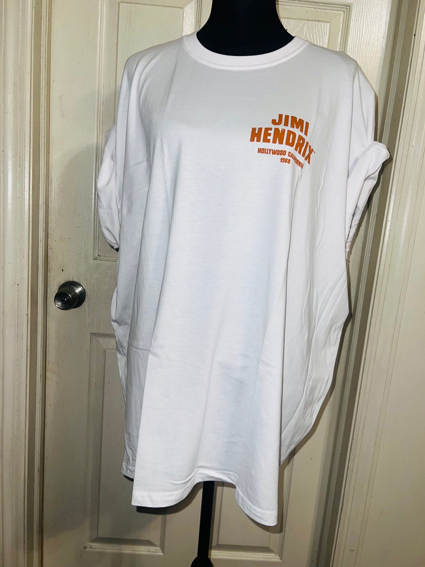 Jimi Hendrix Double Sided Oversized Distressed Tee