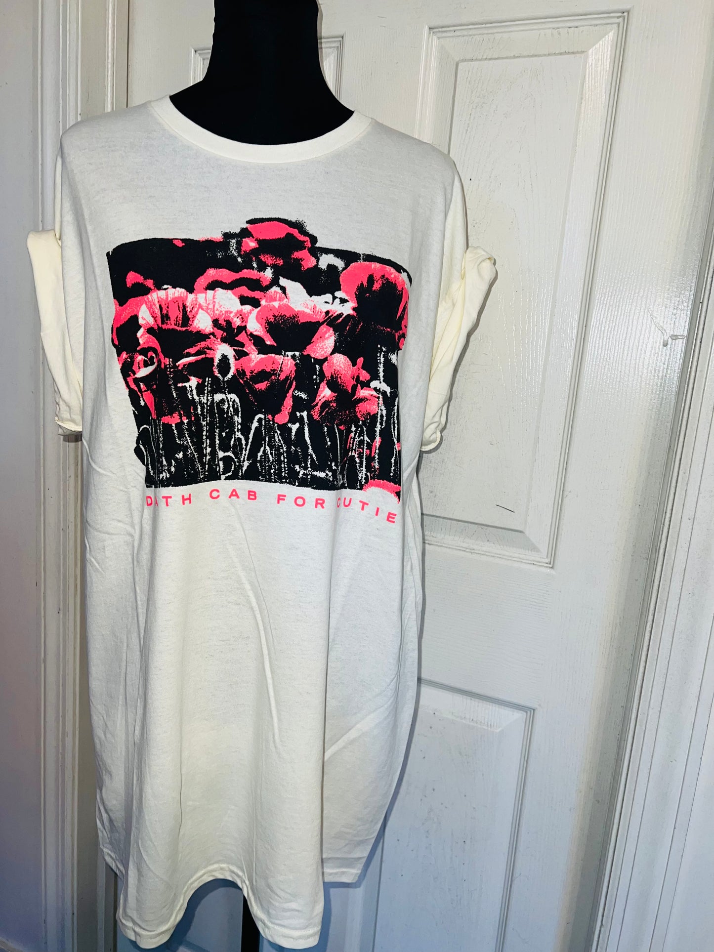 Death Cab for Cutie Oversized Distressed Tee