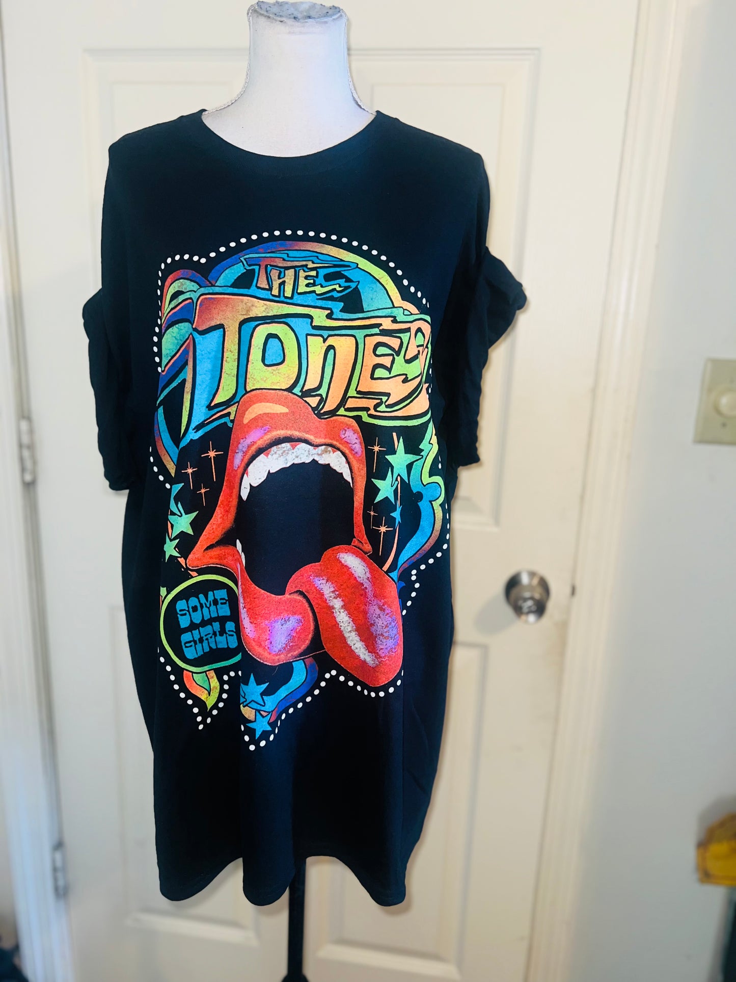 Rolling Stones Oversized Distressed Tee