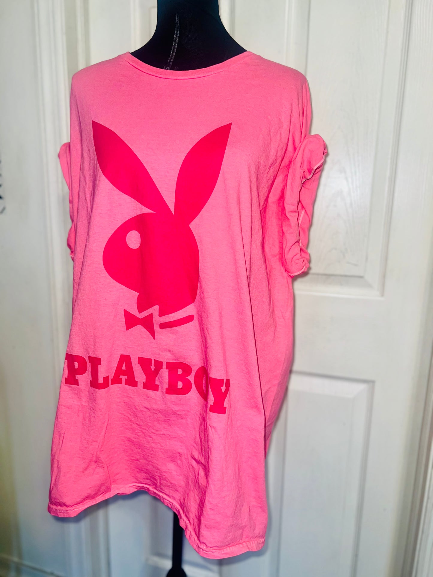 Playboy Oversized Distressed Tee