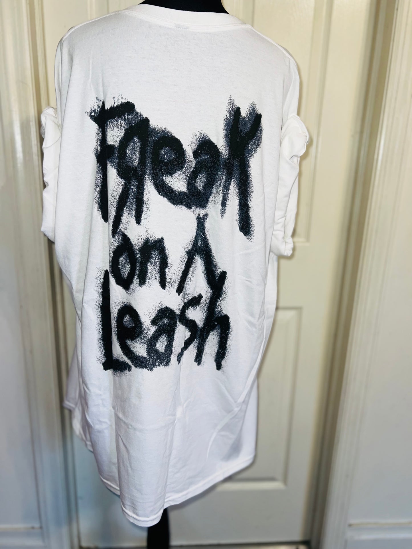 Korn Double Sided Oversized Distressed Tee