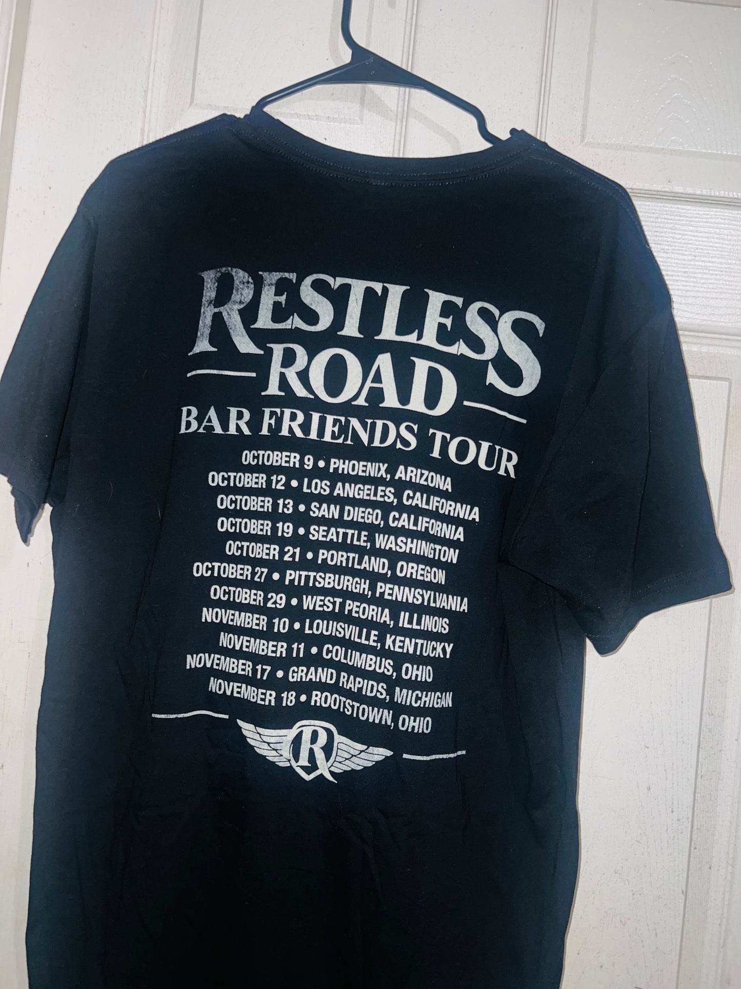 Restless Road Vintage Double Sided Oversized Tee