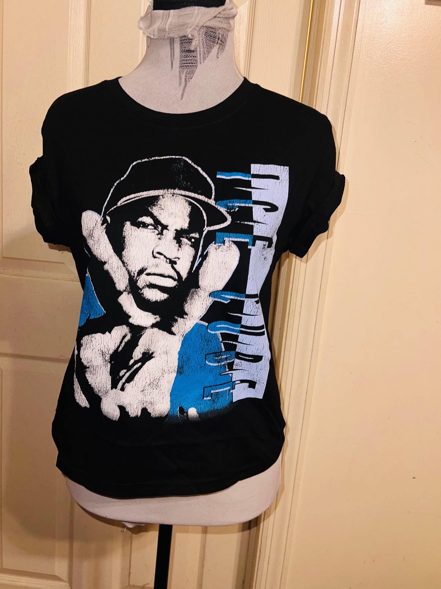 Ice Cube Distressed Baby Tee