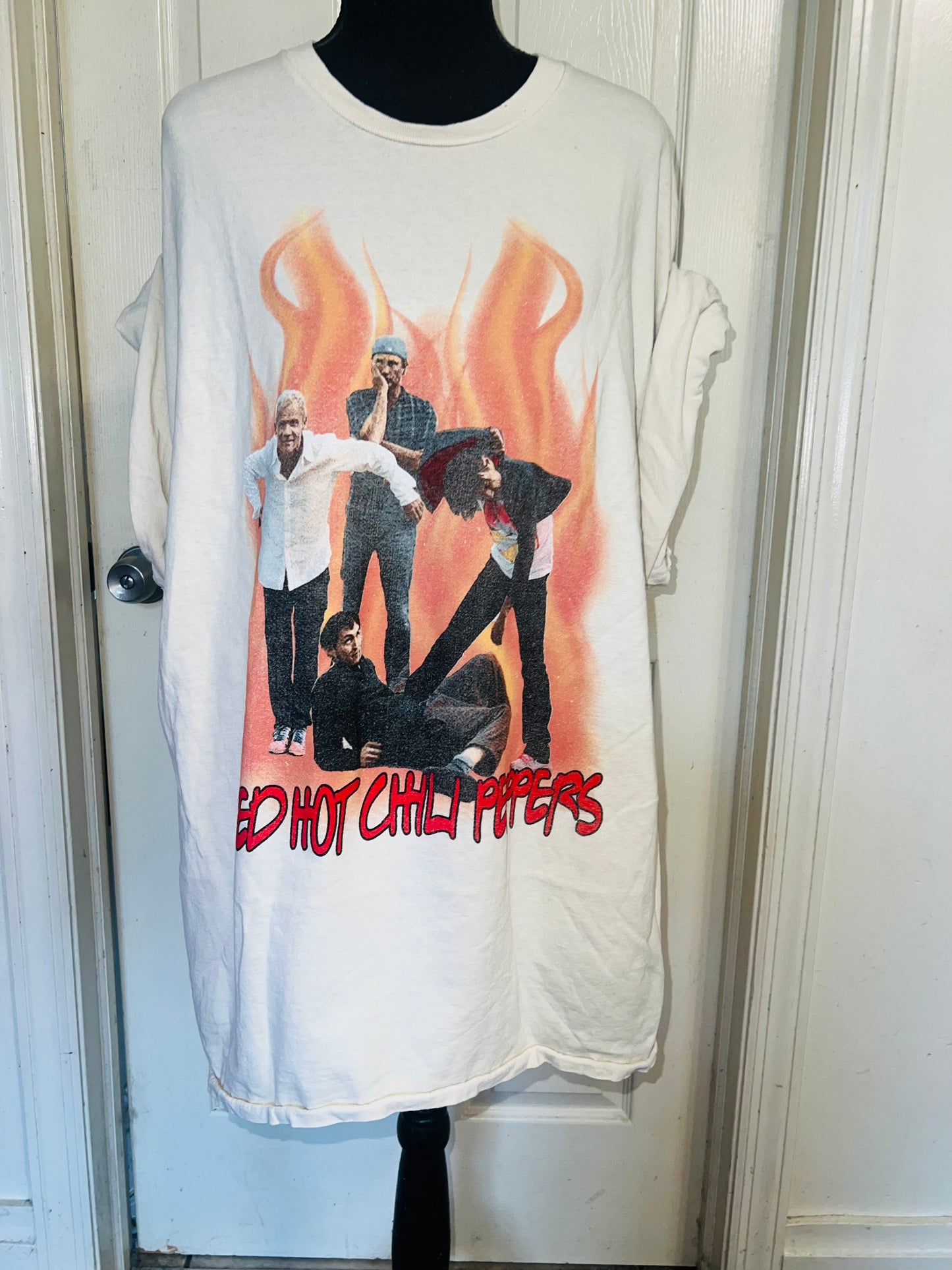 Red Hot Chili Peppers Oversized Distressed Tee