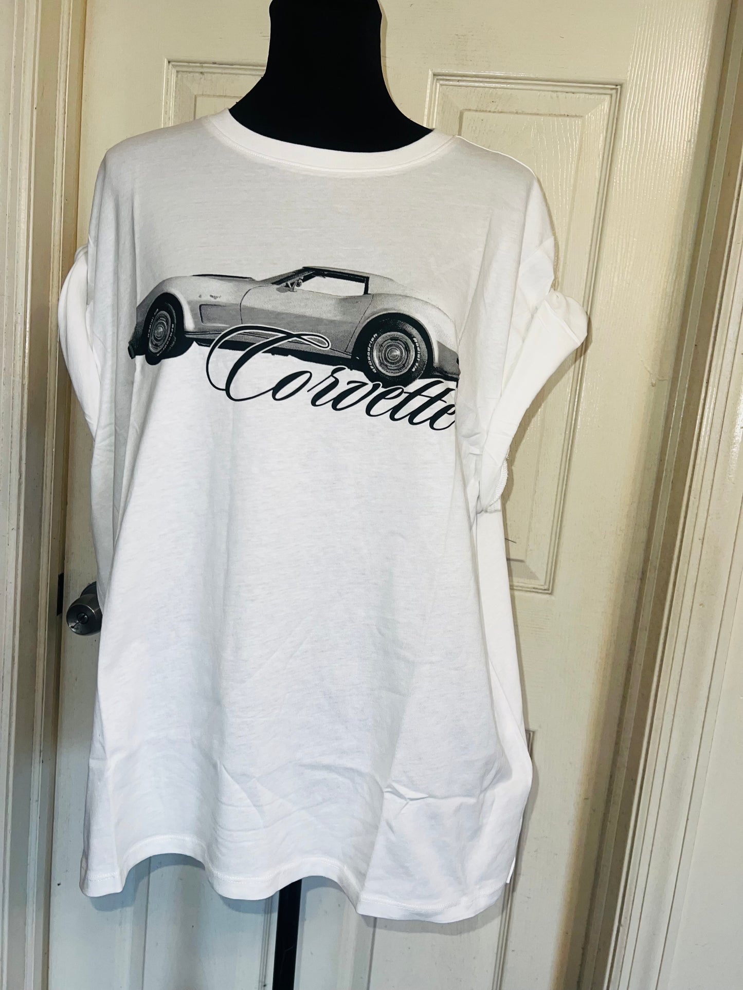 Corvette Oversized Distressed Tee
