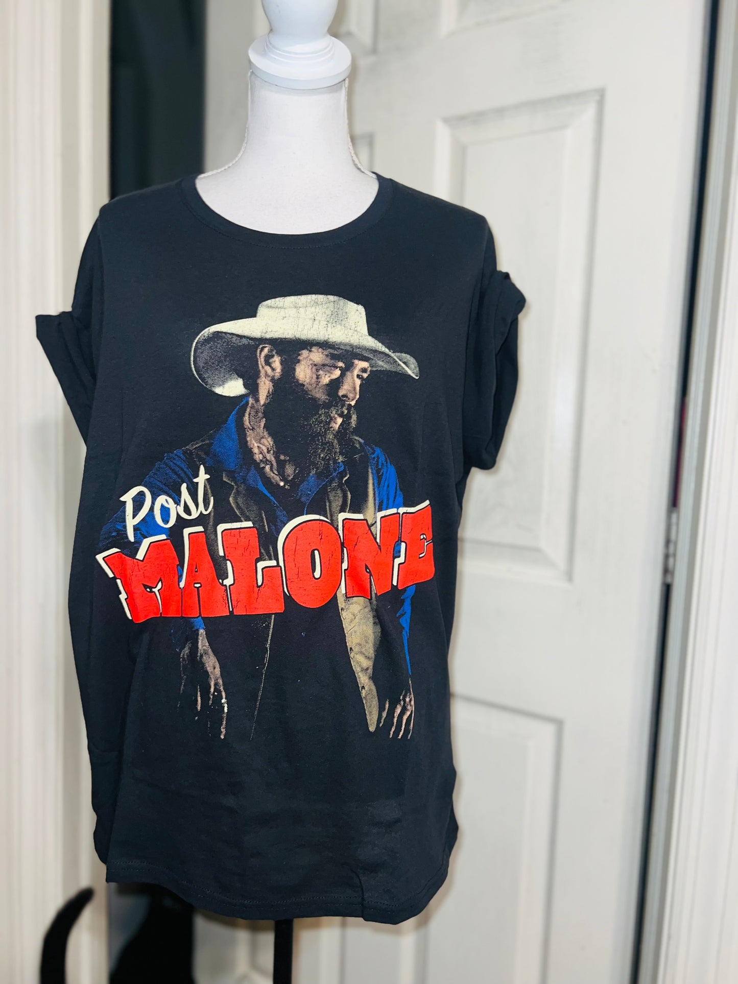 Post Malone Oversized Distressed Tee
