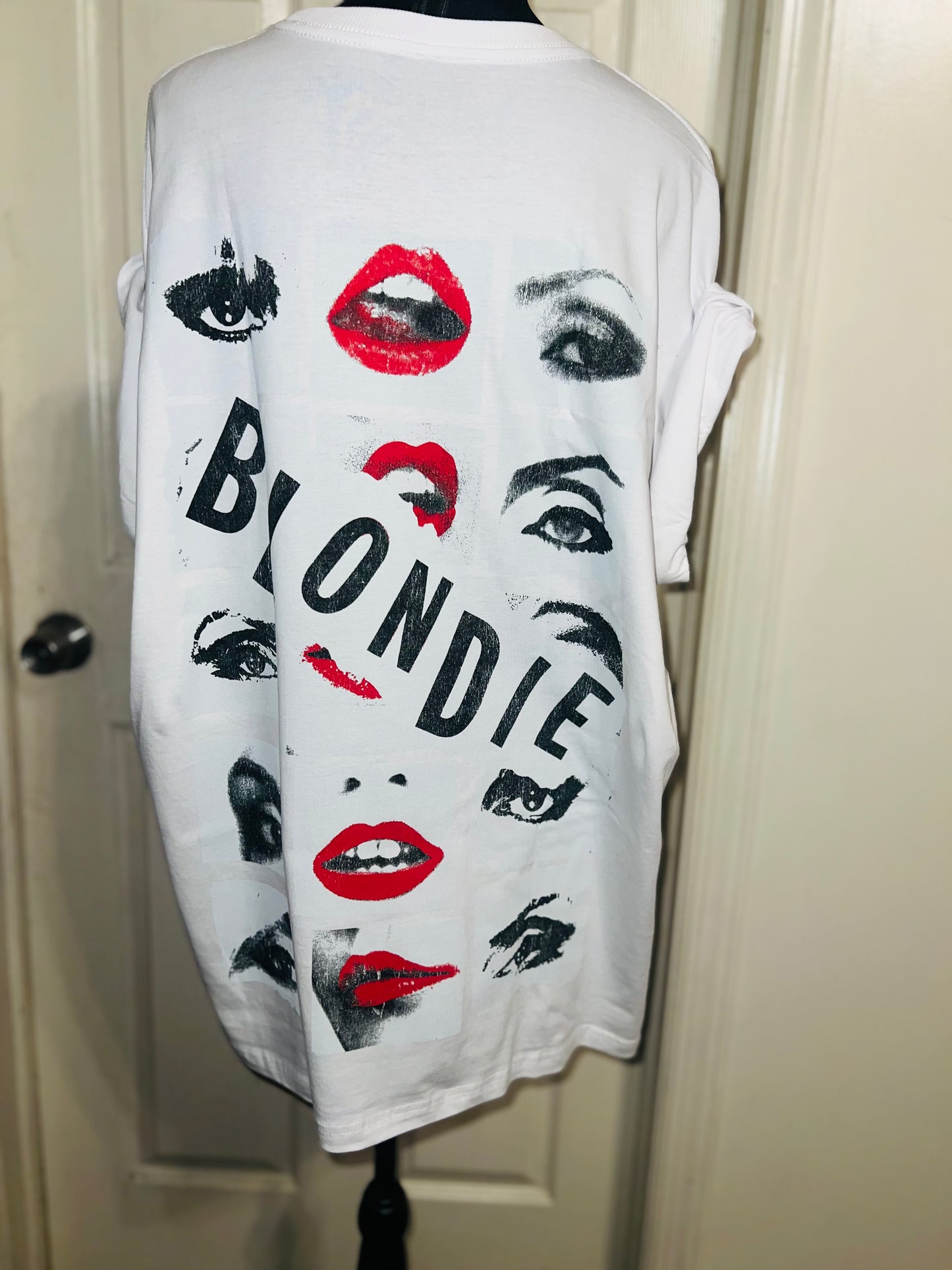 Blondie Double SIded Oversized Distressed Tee