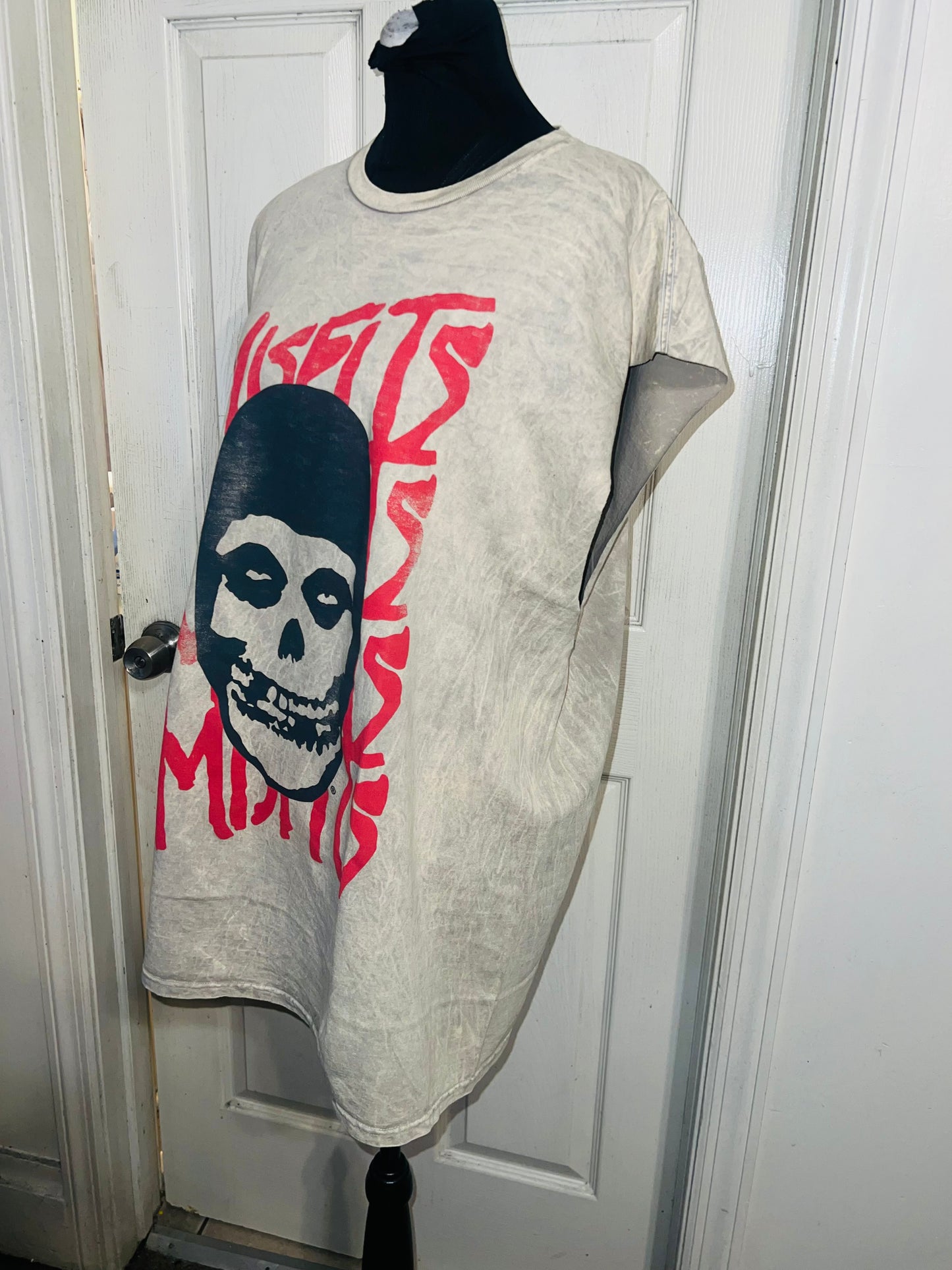 Misfits Oversized Distressed Muscle Tank