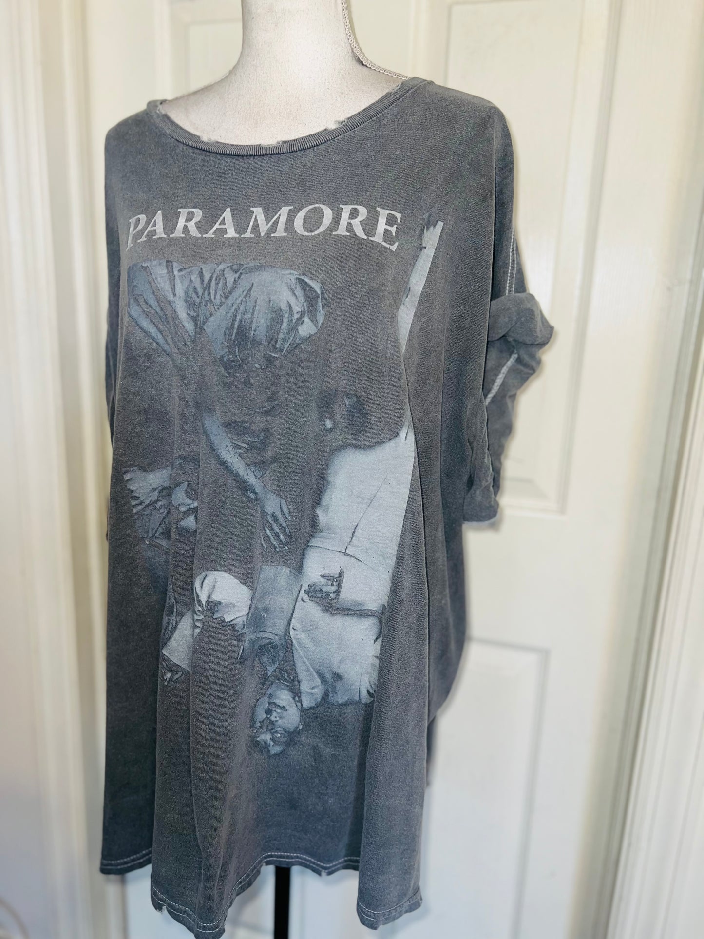 Paramore Oversized Distressed Tee