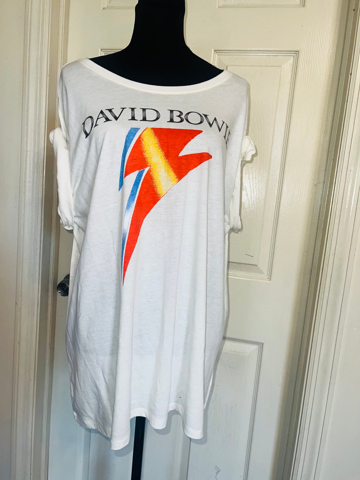 David Bowie Oversized Distressed Tee