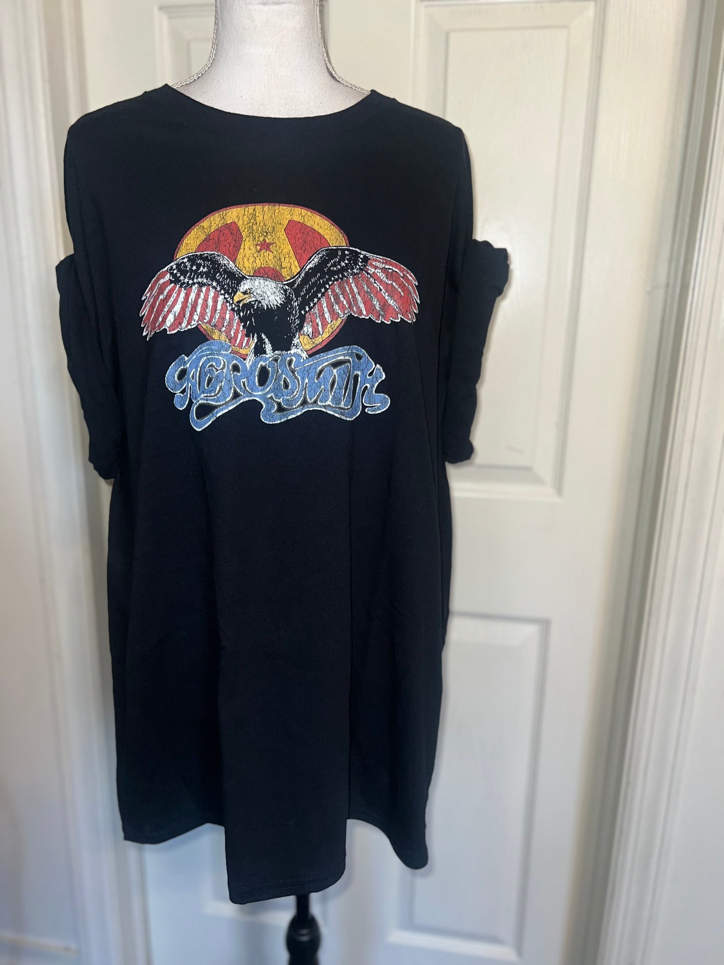 Aerosmith Oversized Distressed Tee