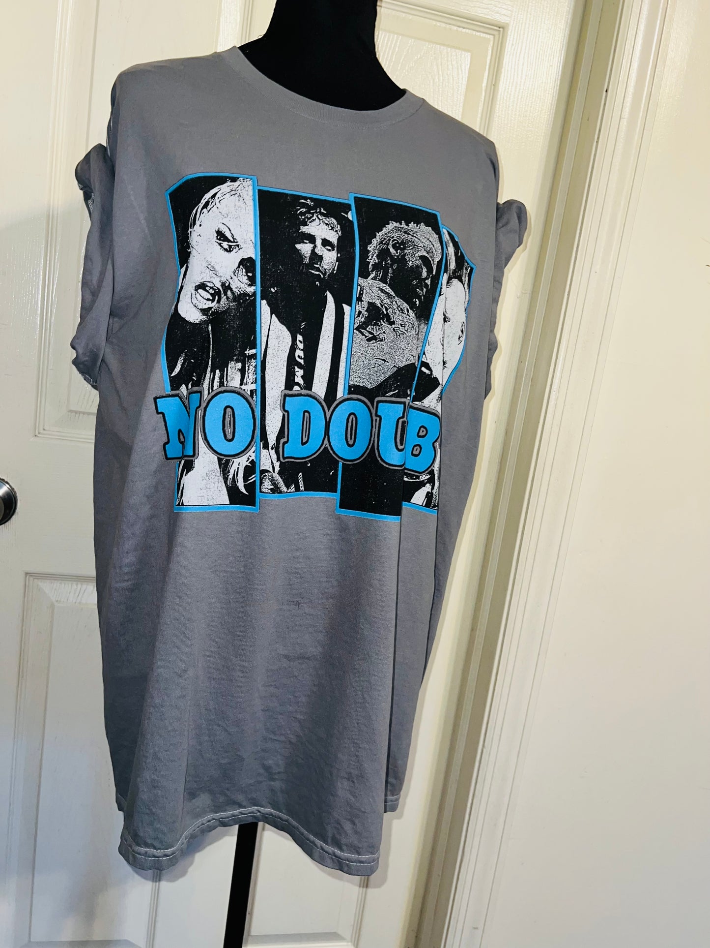 No Doubt Oversized Distressed Tee