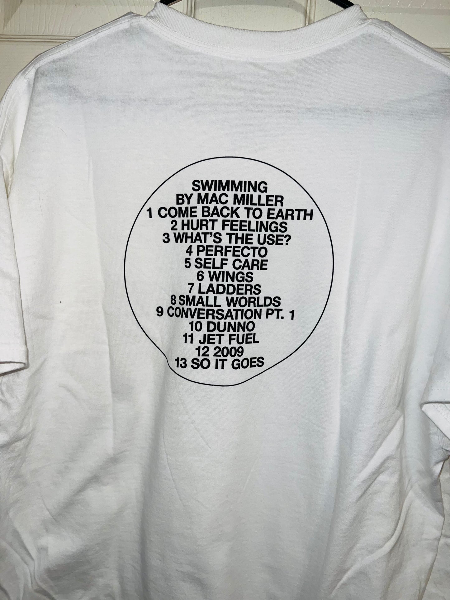 Mac Miller Swimming Double Sided Oversized Tee
