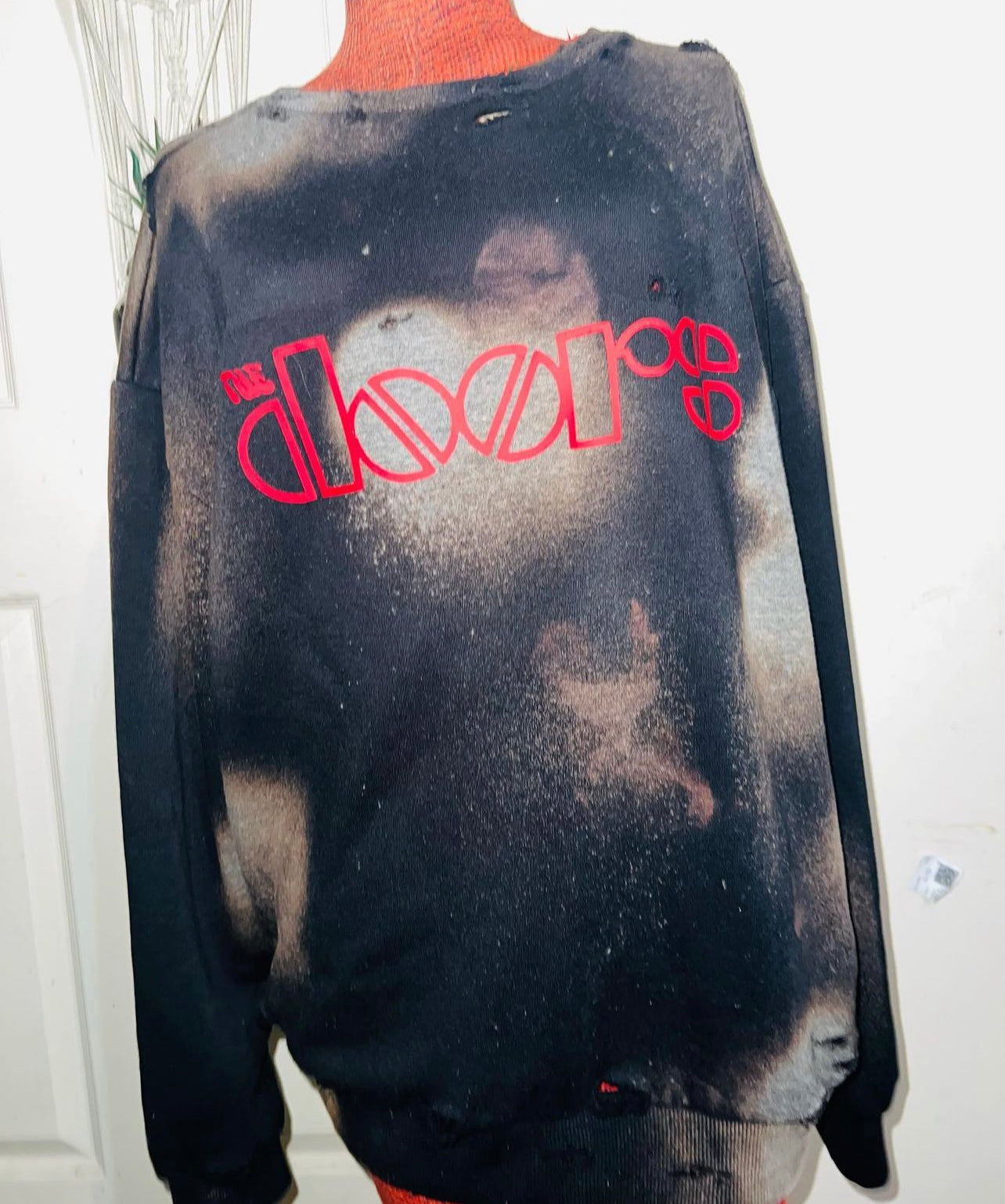 The Doors Oversized Distressed Sweatshirt