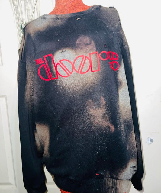 The Doors Oversized Distressed Sweatshirt