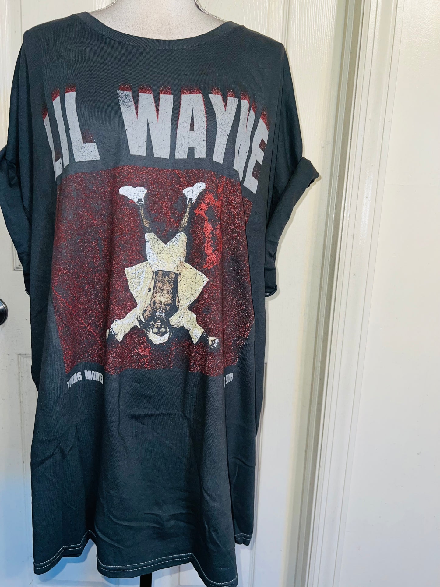 Lil Wayne Oversized Distressed Tee