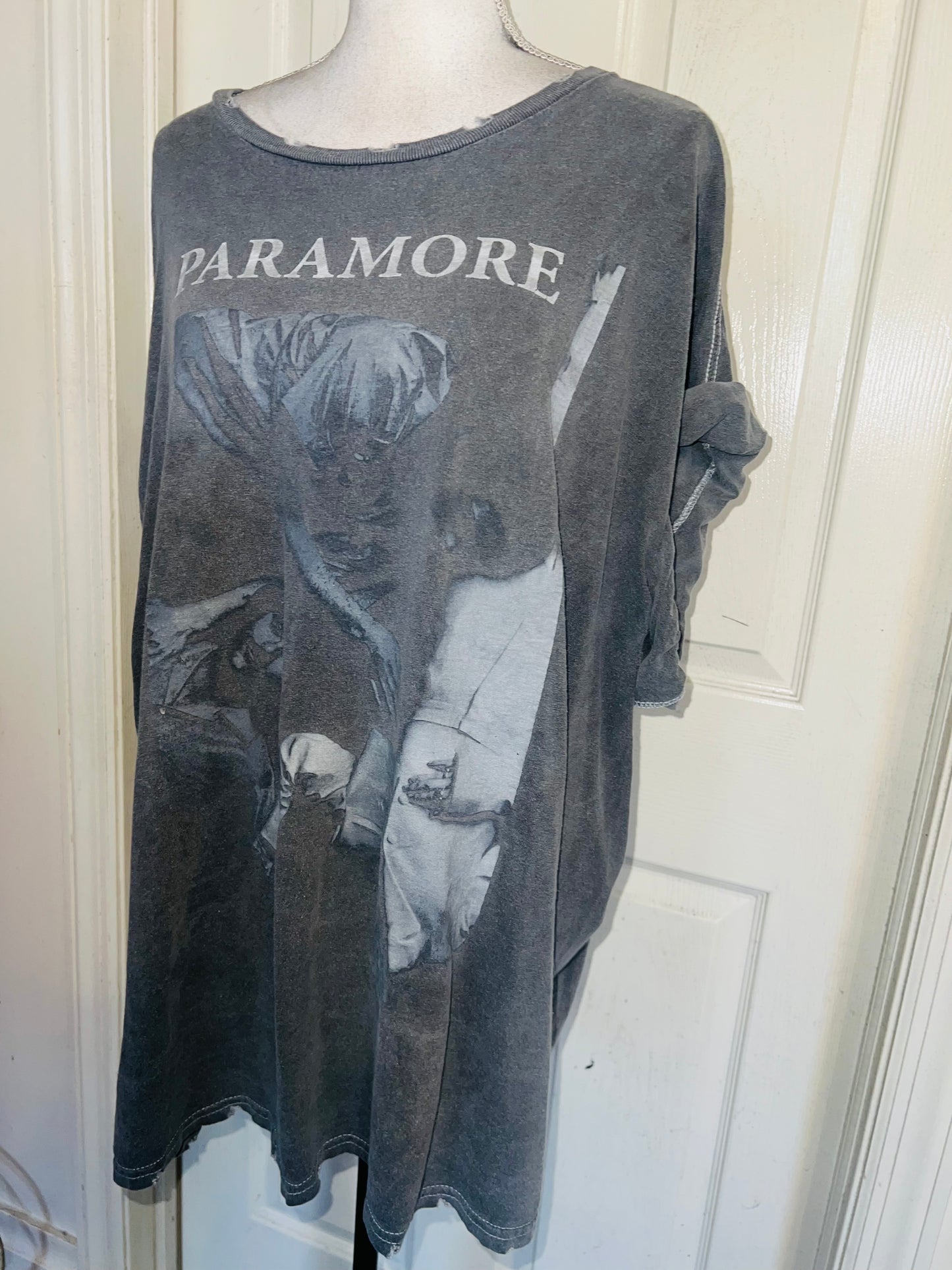 Paramore Oversized Distressed Tee
