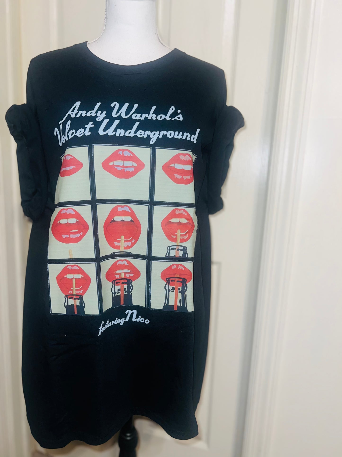 The Velvet Underground and Nico Oversized Distressed Tee