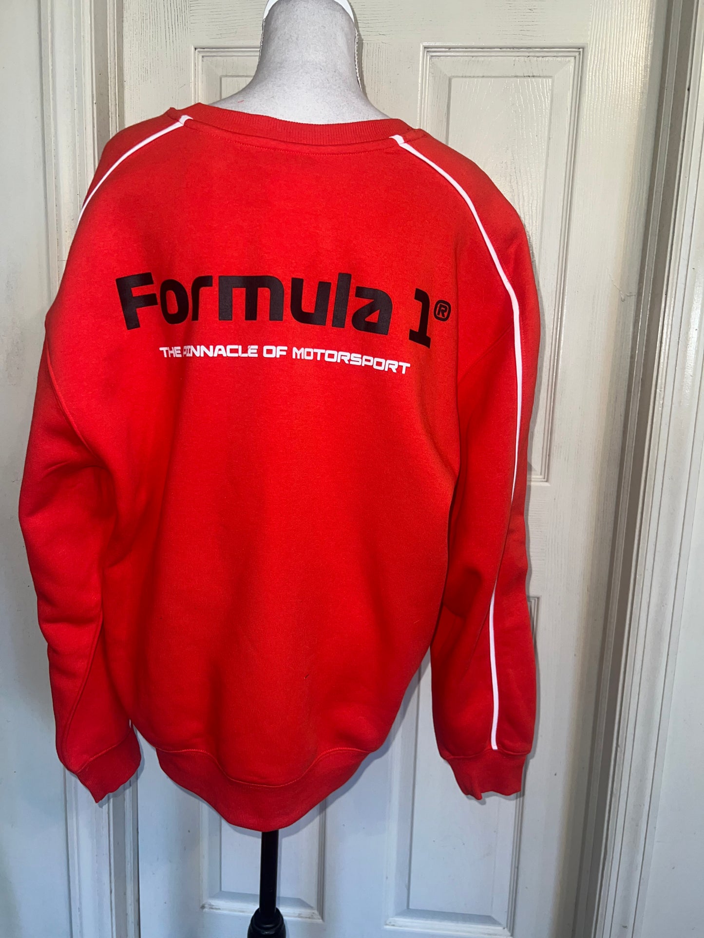 Formula 1 Double Sided Oversized Distressed Sweatshirt