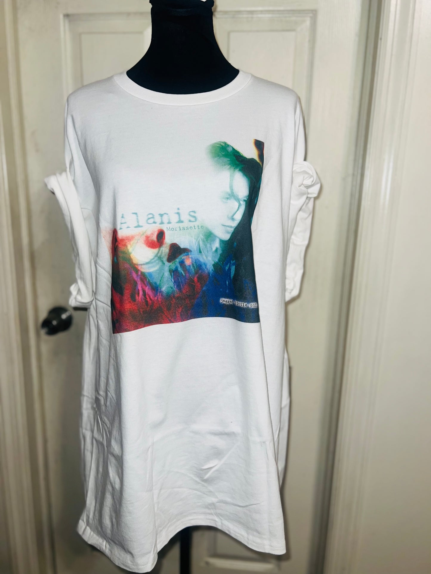 Alanis Morissette Oversized Distressed Tee